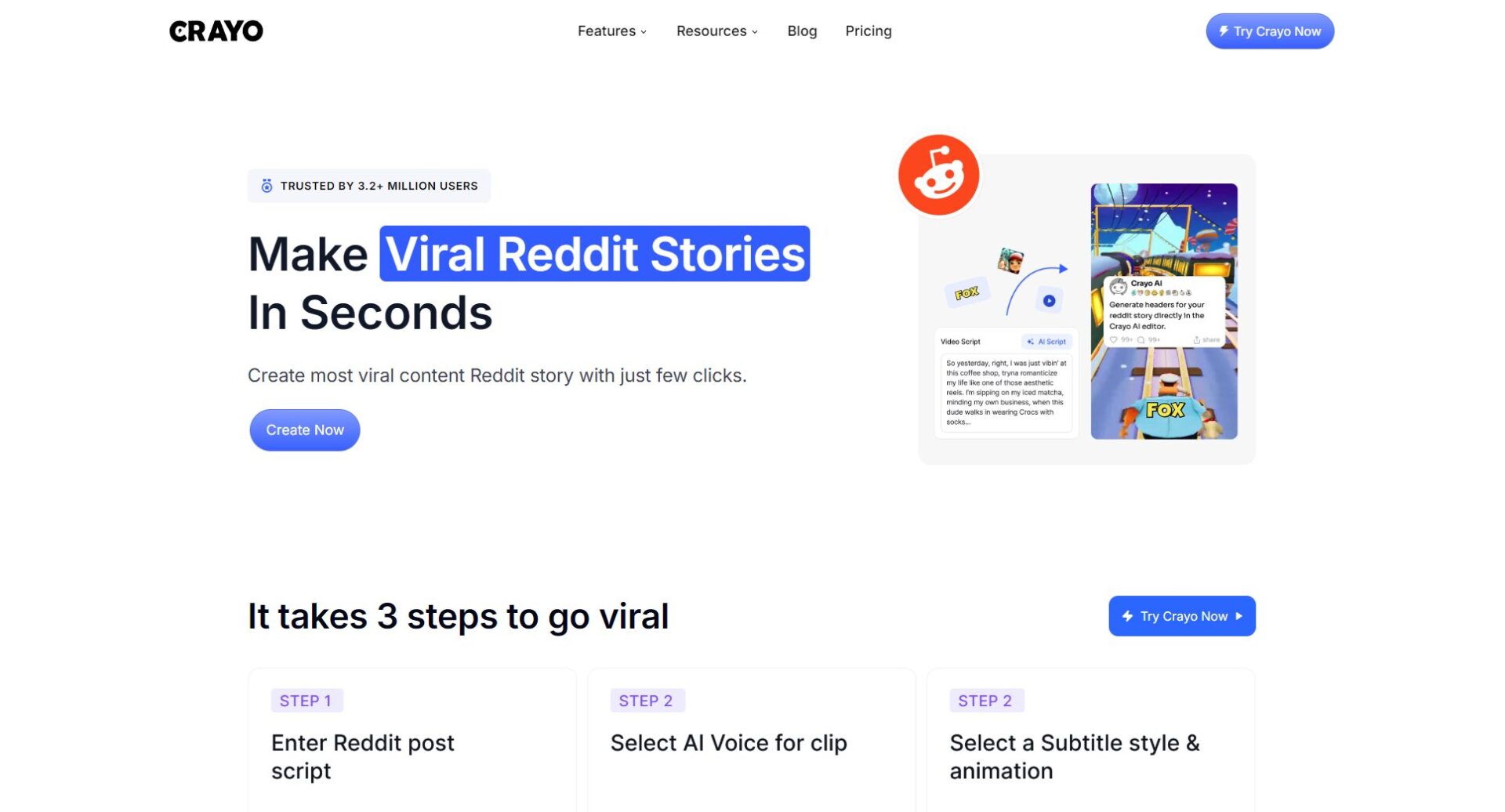 crayo ai视频故事生成