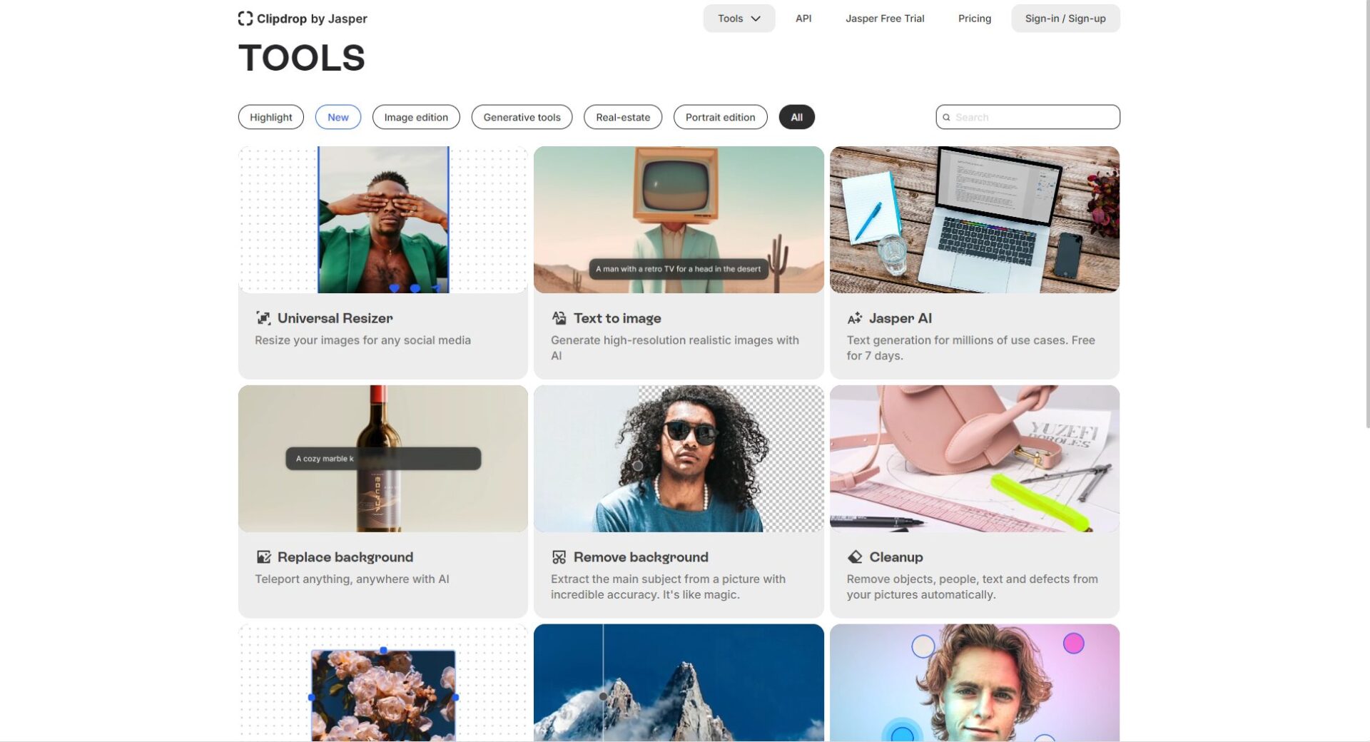 clip drop工具支持一览