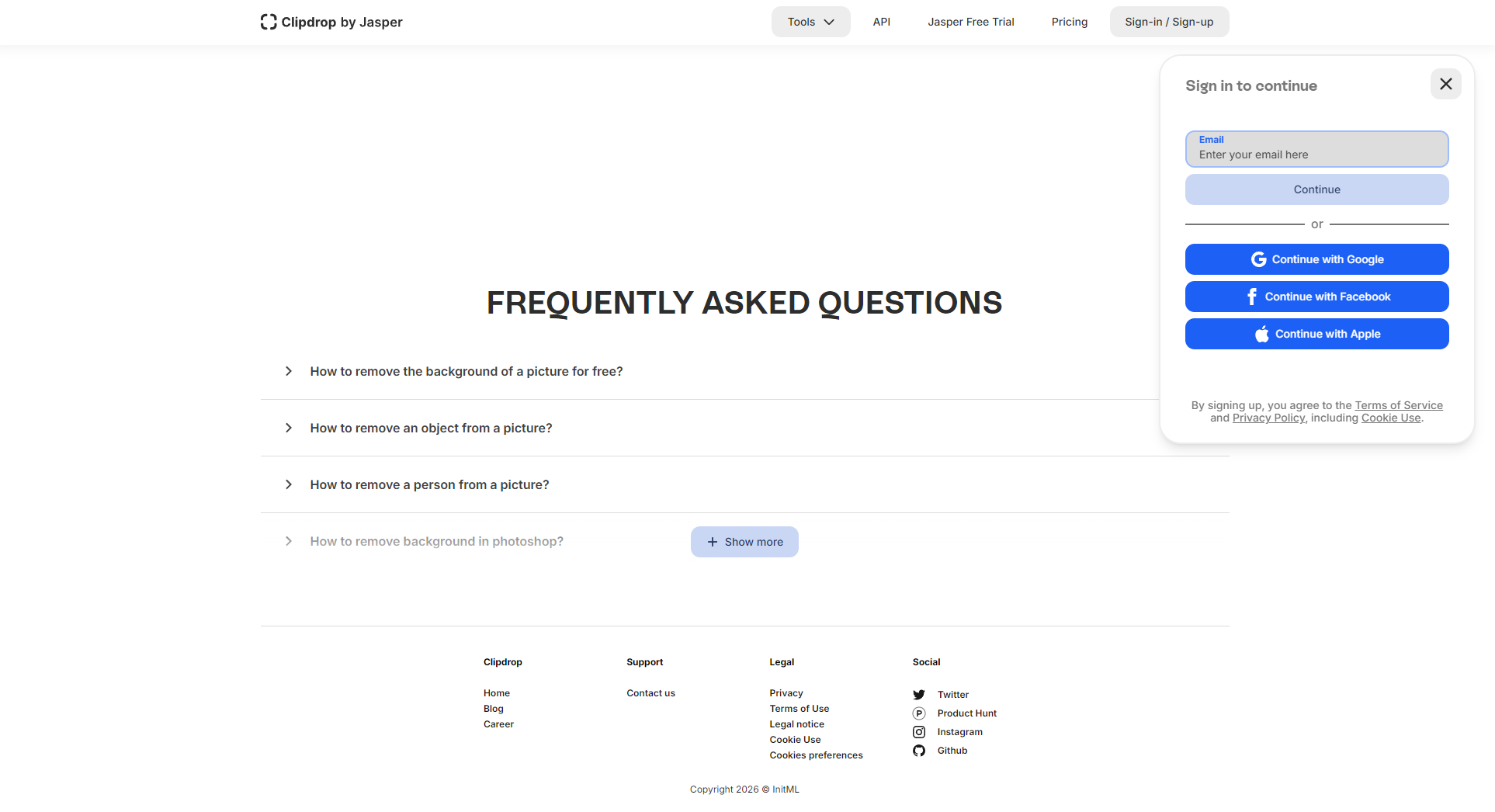 clip drop注册登录