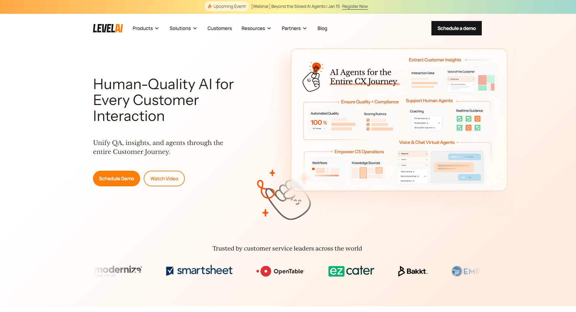 Level AI官网首页