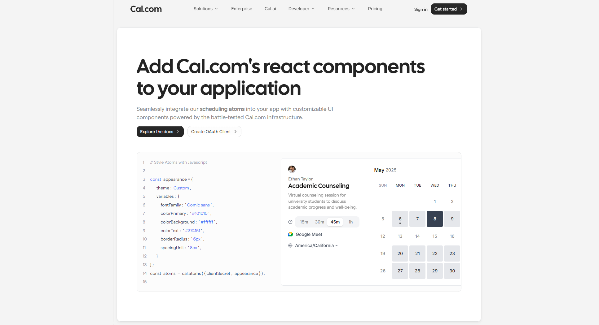 Cal.ai api开放集成