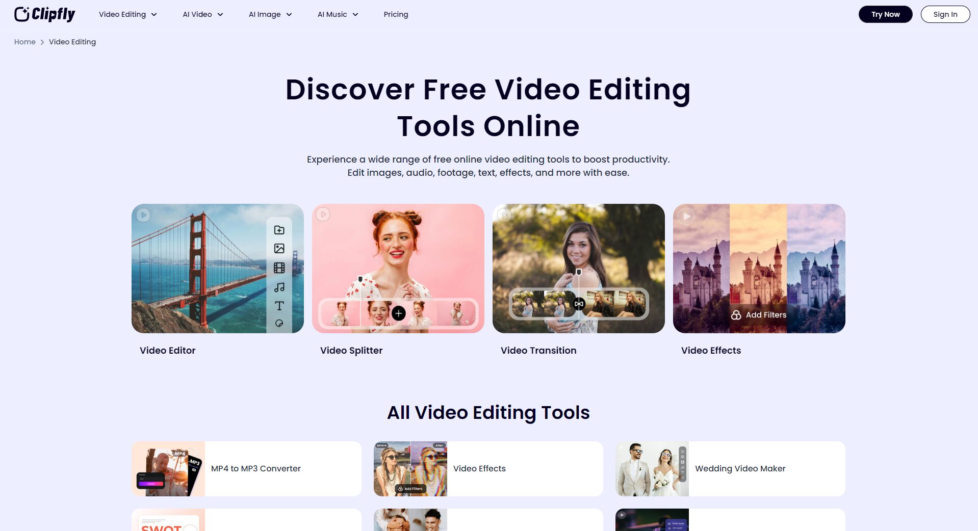 Clipfly AI视频编辑功能介绍