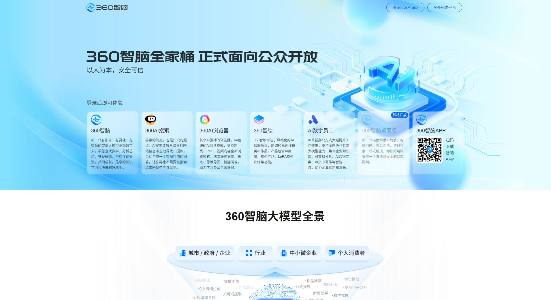 360AI导航首页截图