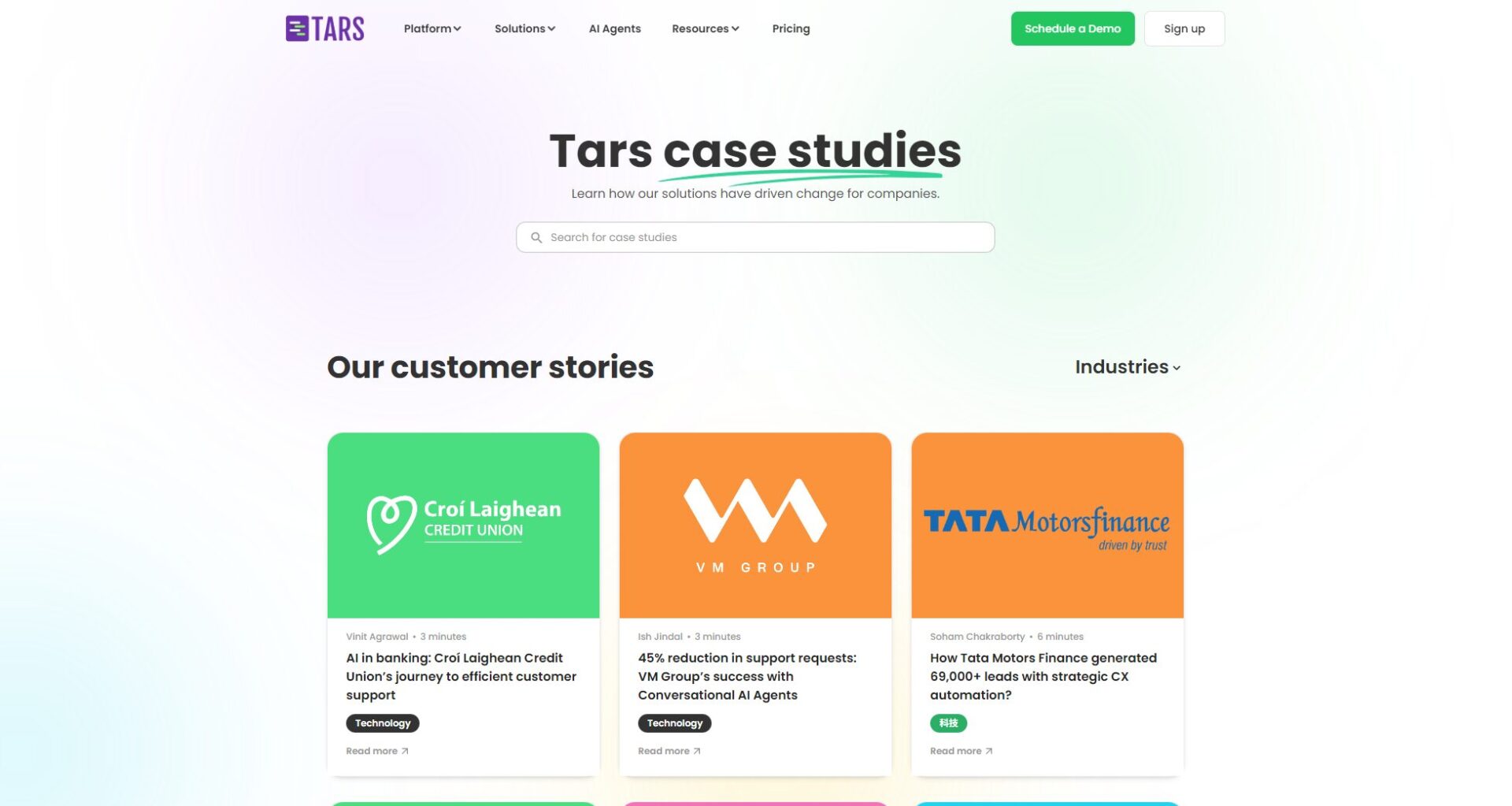 tars ai客户案例介绍