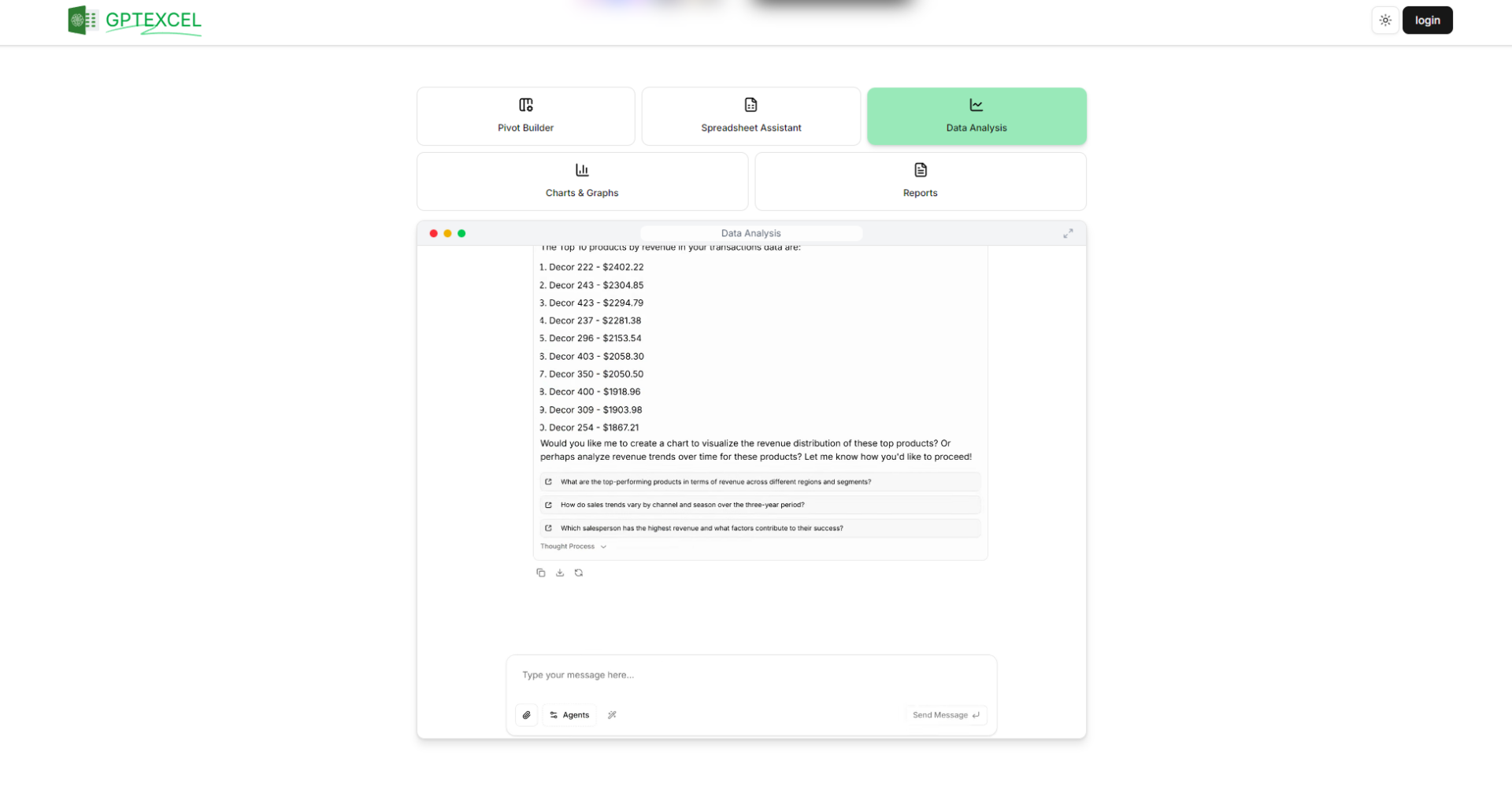 gptexcel数据分析