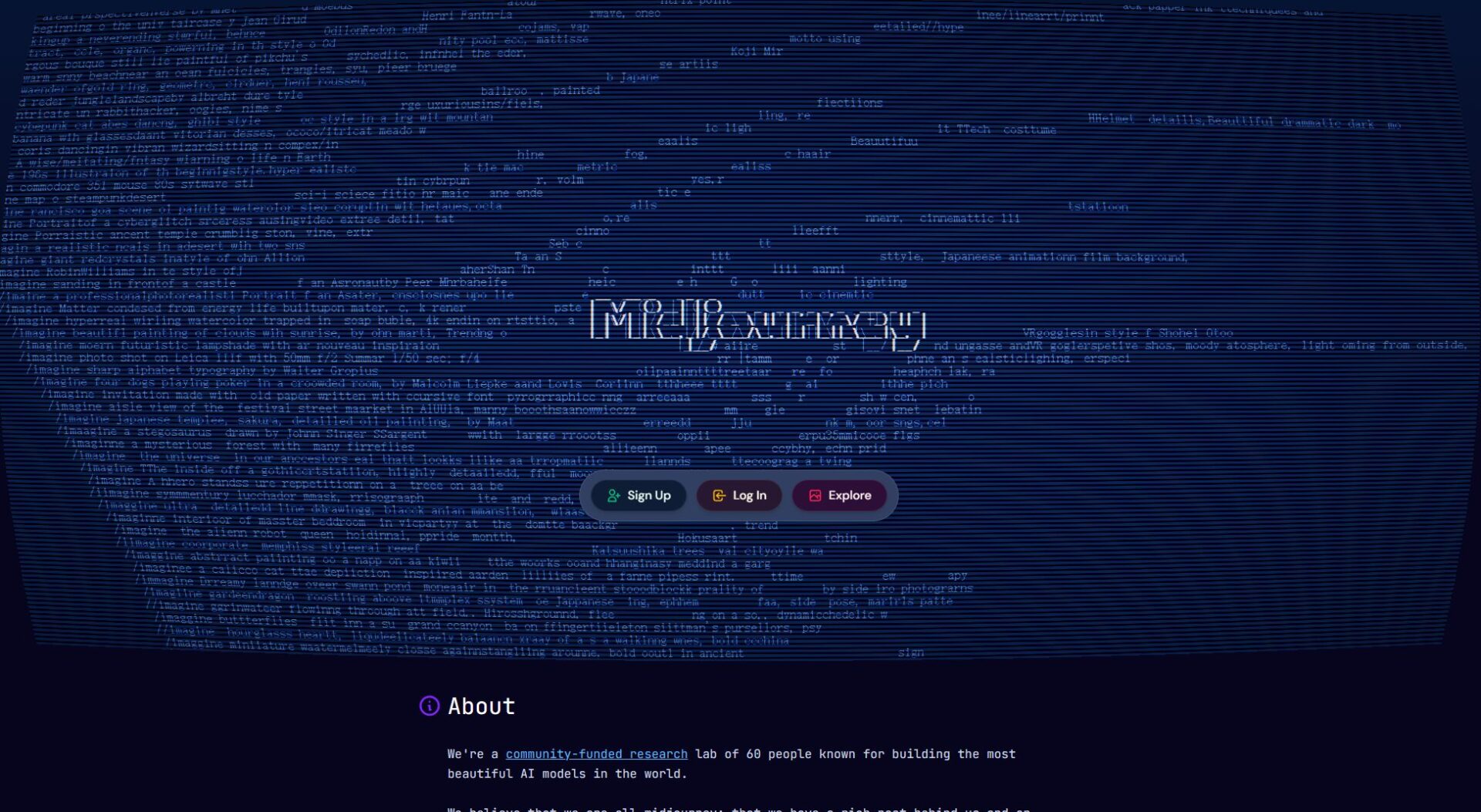 Midjourney主界面截图