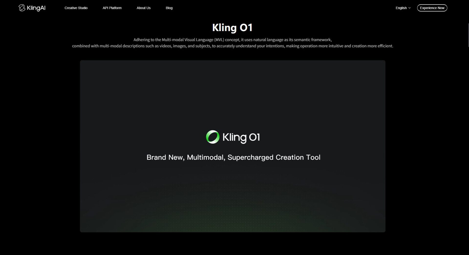 Kling AI功能界面