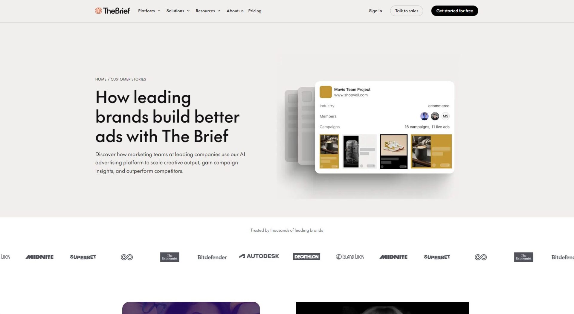 Creatopy用户故事