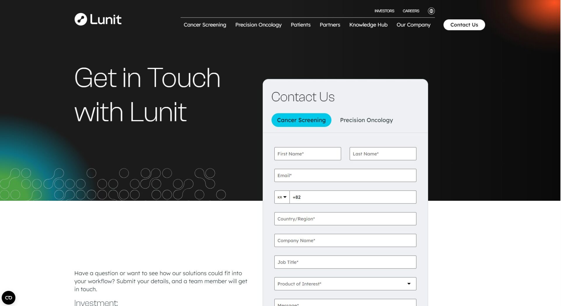 Lunit SCOPE联系页