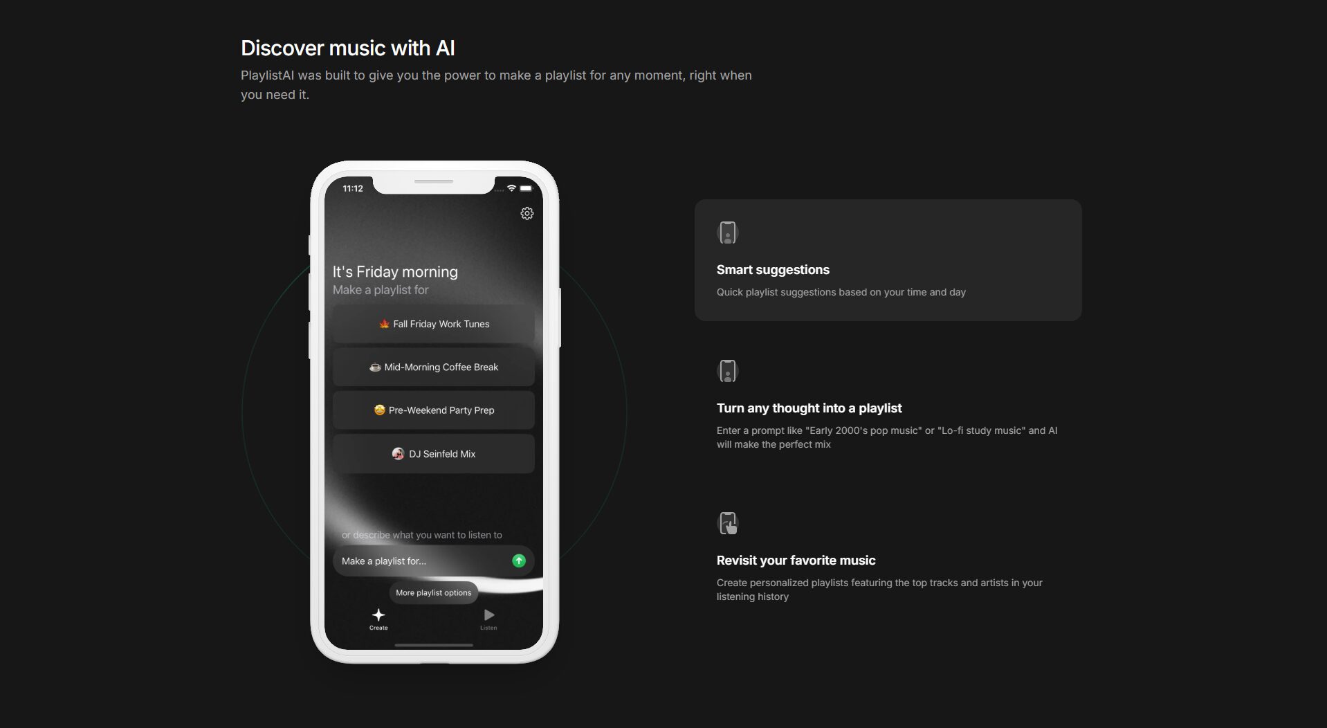 PlaylistAI功能介绍