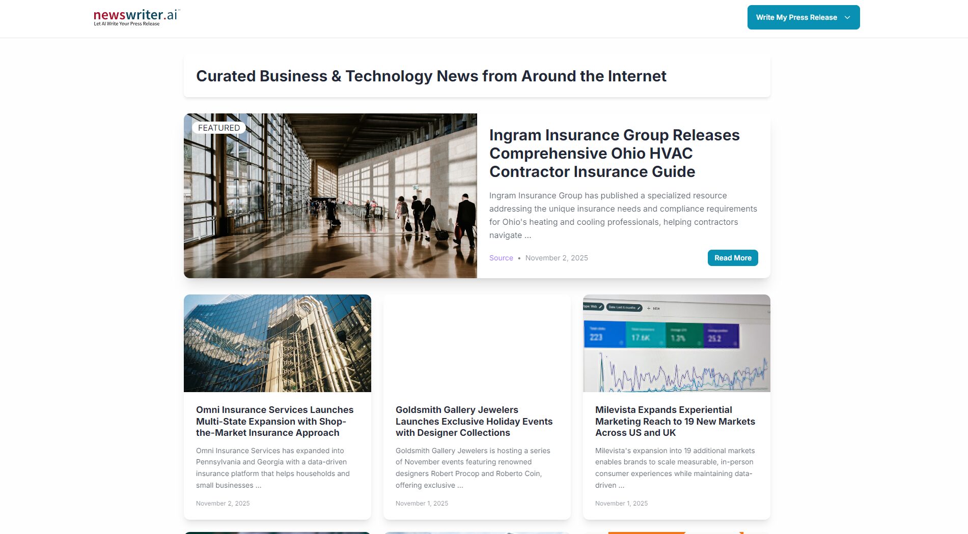 Newswriter.ai新闻中心