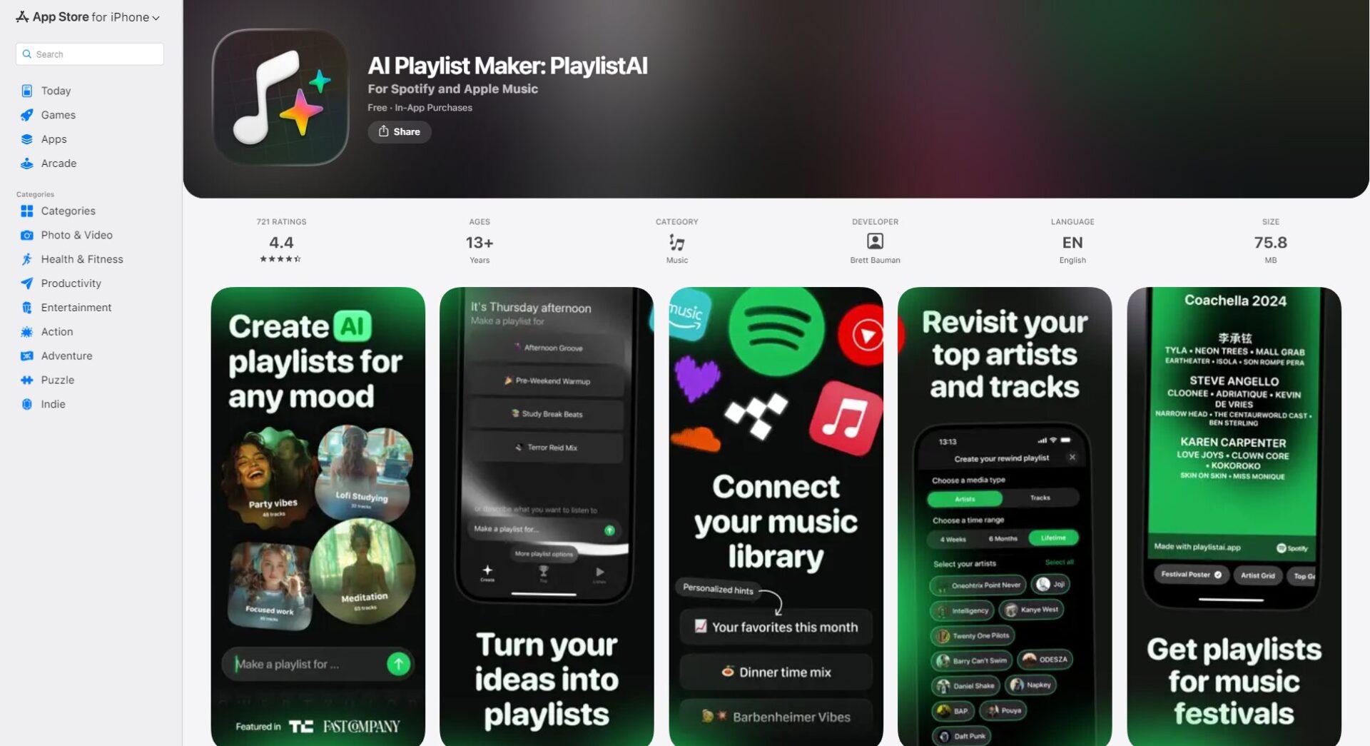 PlaylistAI appstore下载