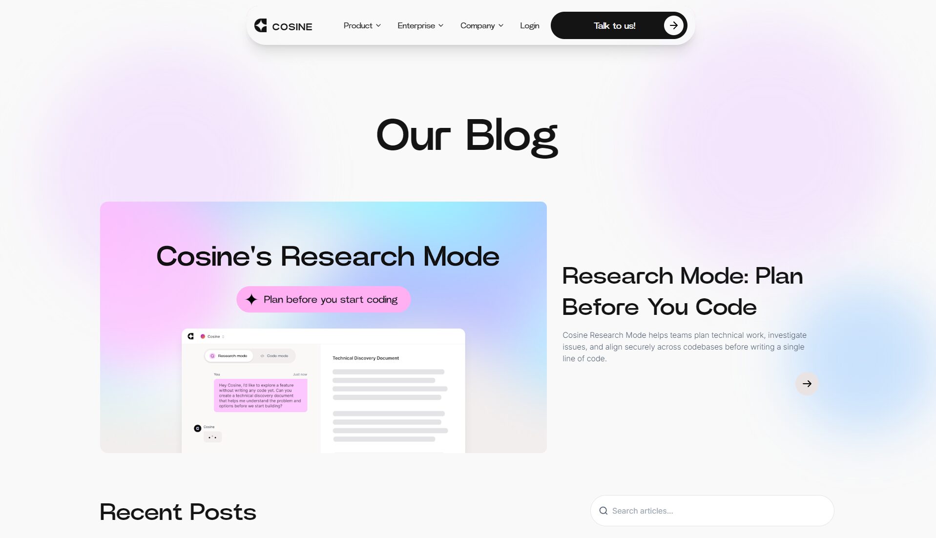 Cosine AI博客介绍