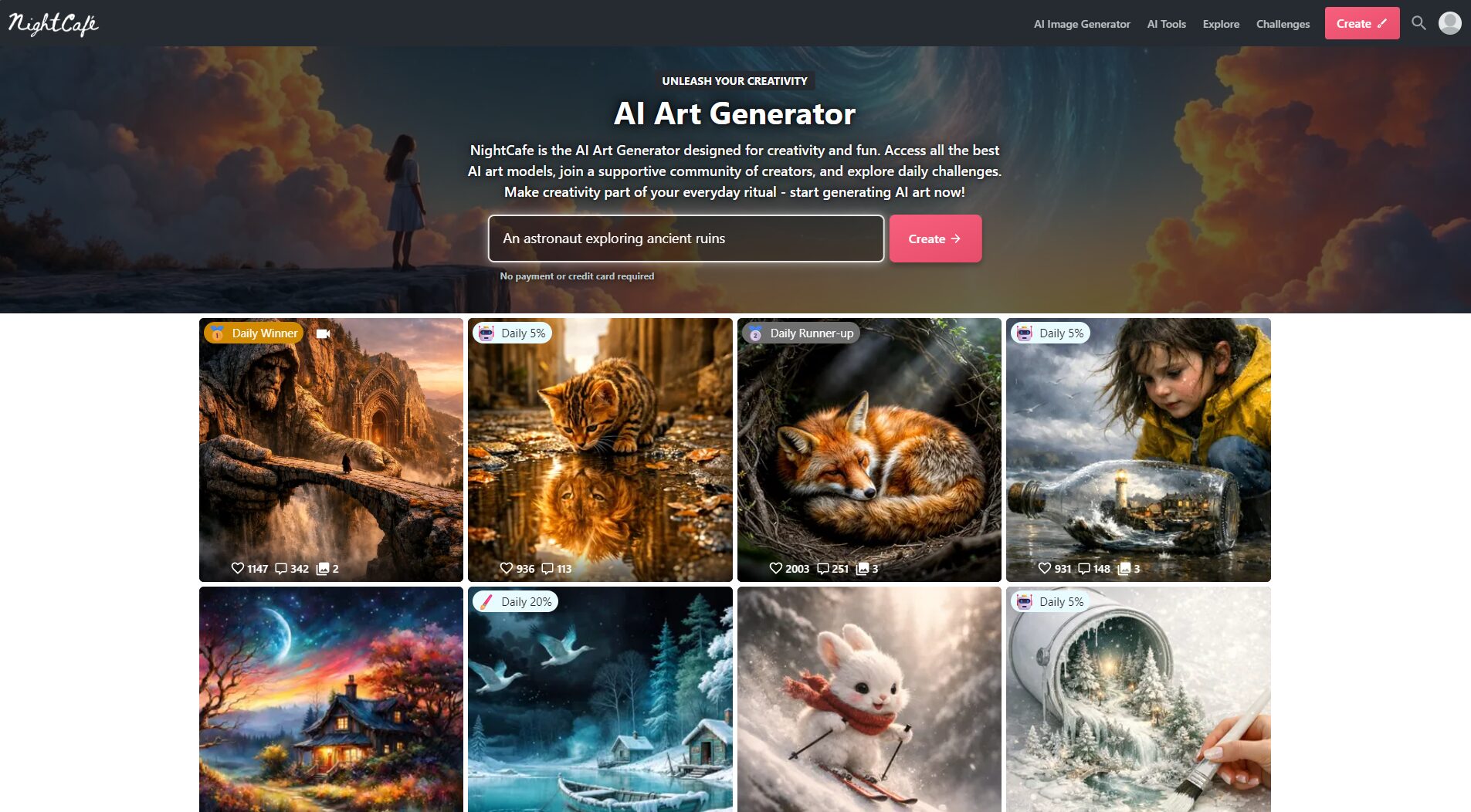 NightCafe社区作品