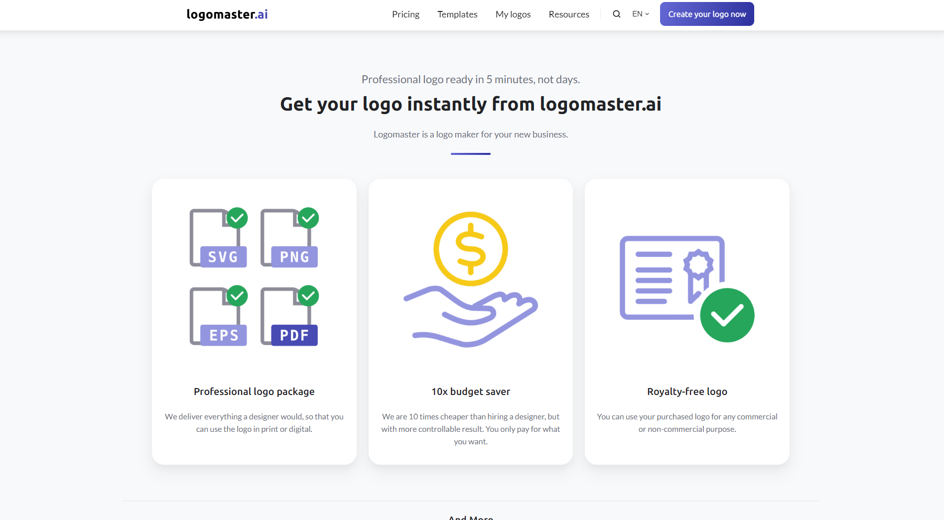 Logomaster.ai功能介绍