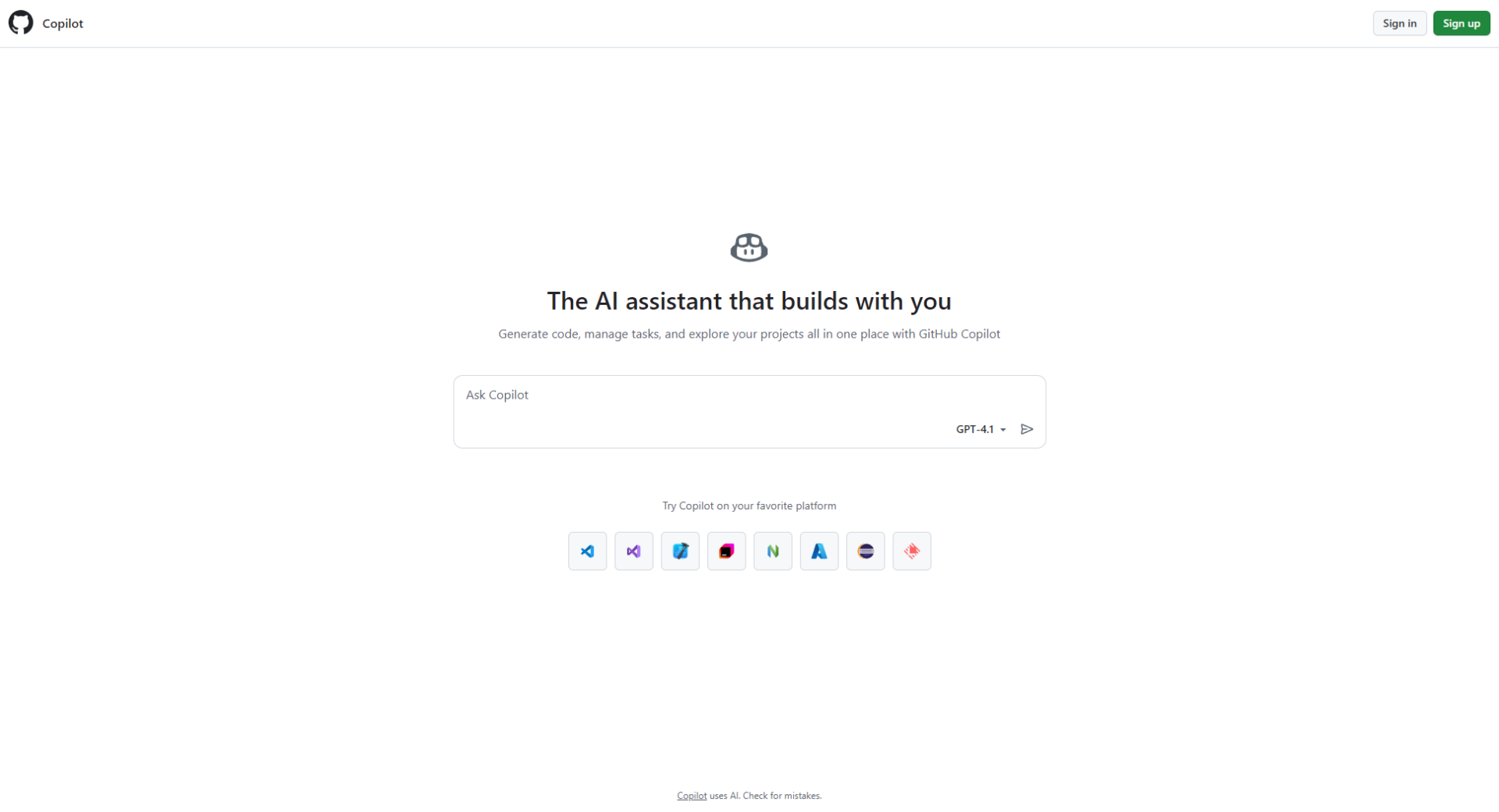 GitHub Copilot官网