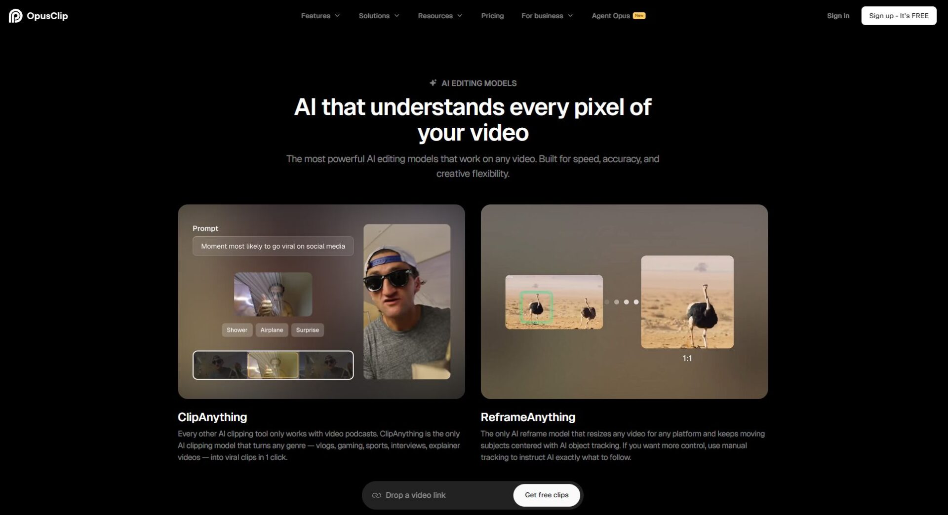 OpusClip详细评测:如何用AI高效剪辑短视频吸引粉丝?