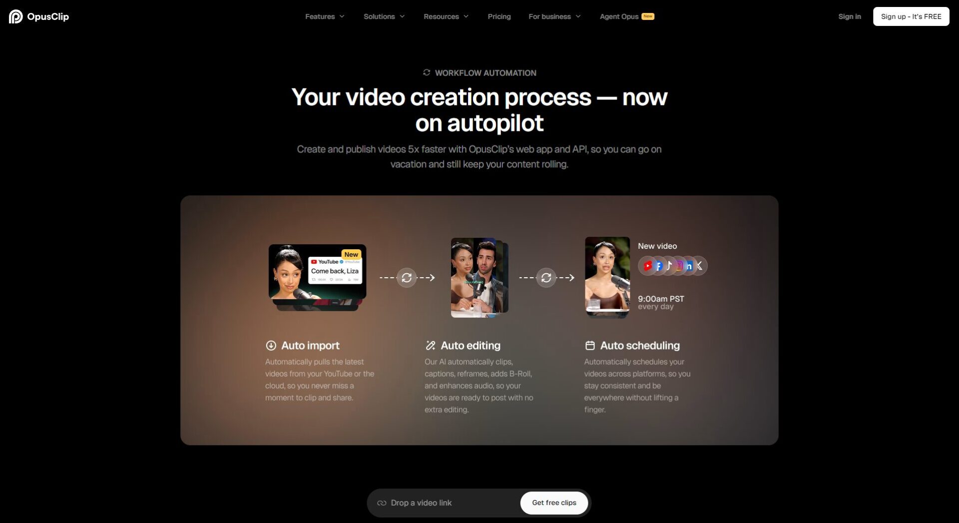 OpusClip功能简介