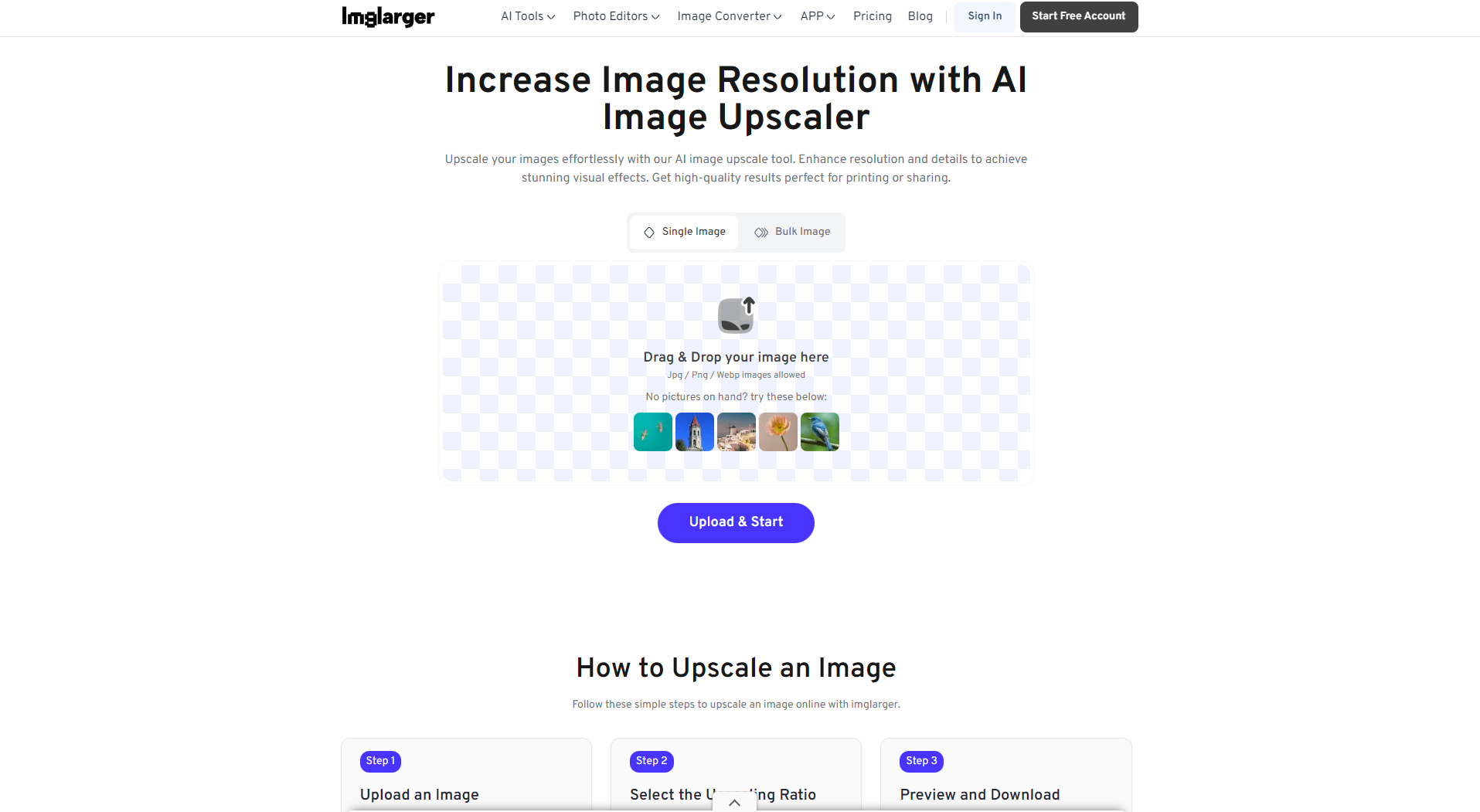 imglarger照片修复工具