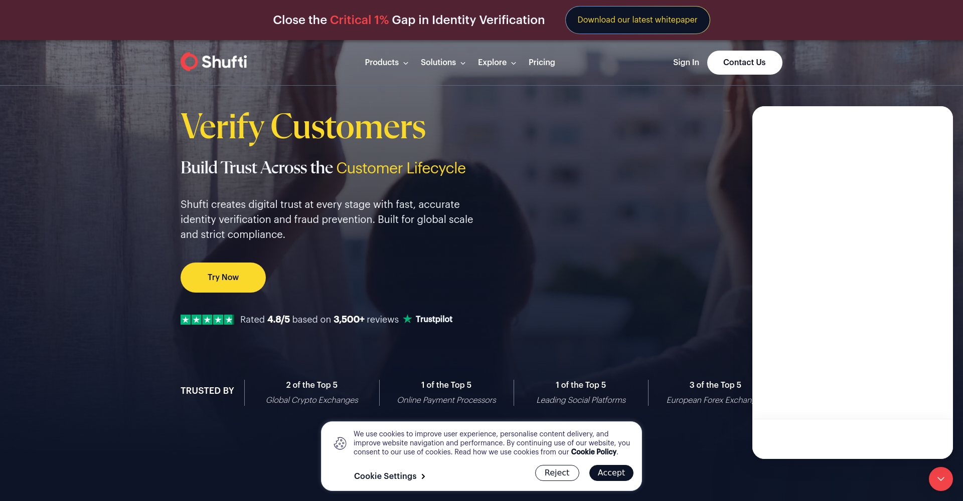 ShuftiPro官网截图