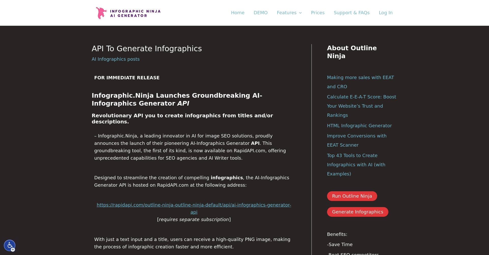 Infographic.Ninja API介绍