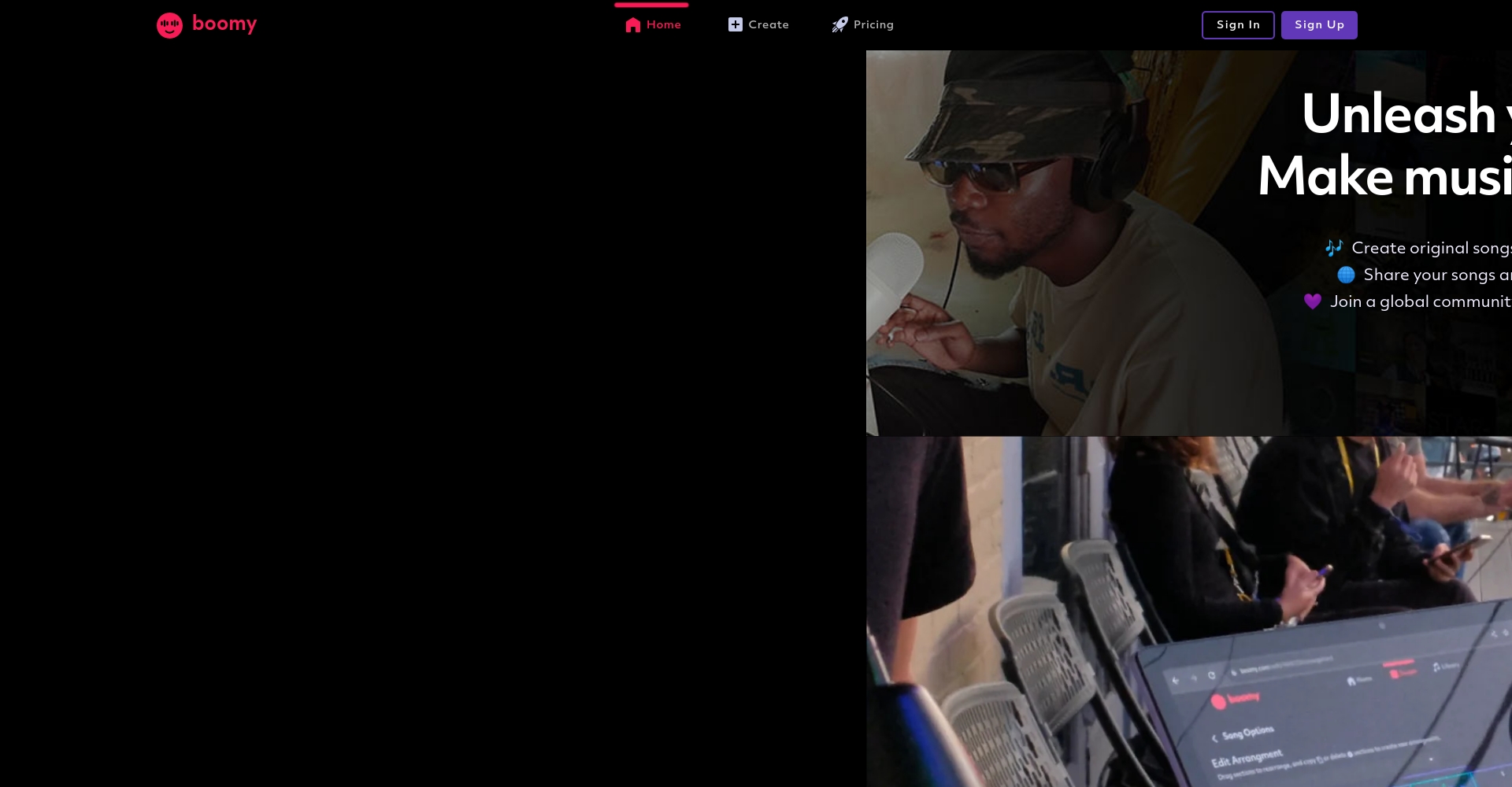 Boomy生成音乐发布流程