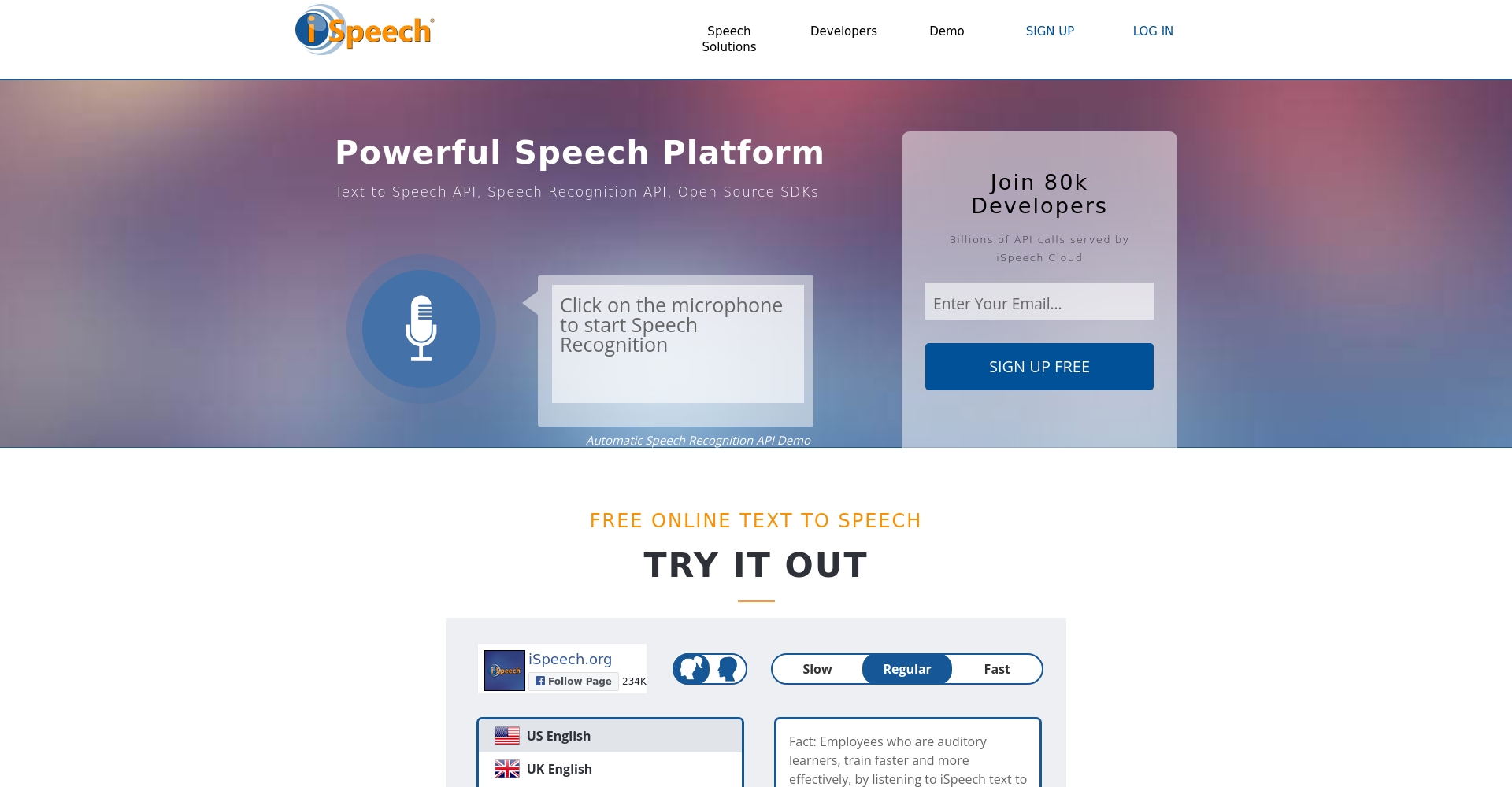 iSpeech SDK及API解决方案