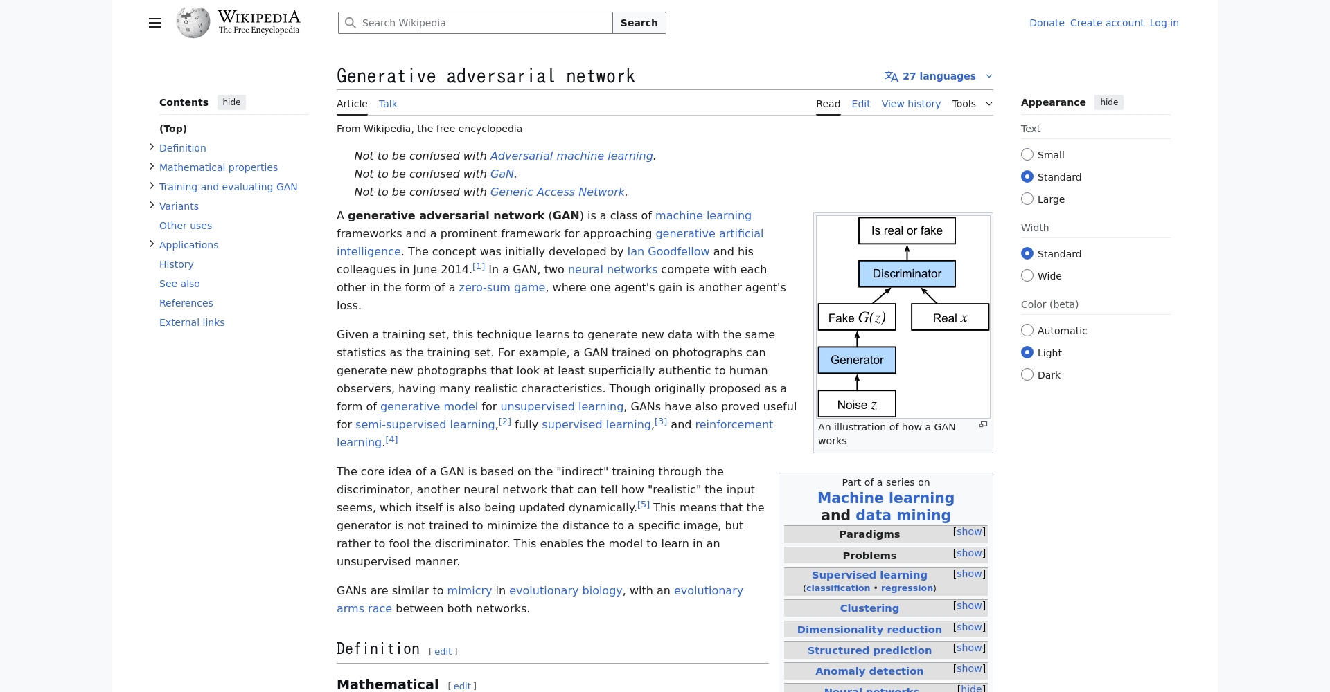 生成对抗网络（GAN）