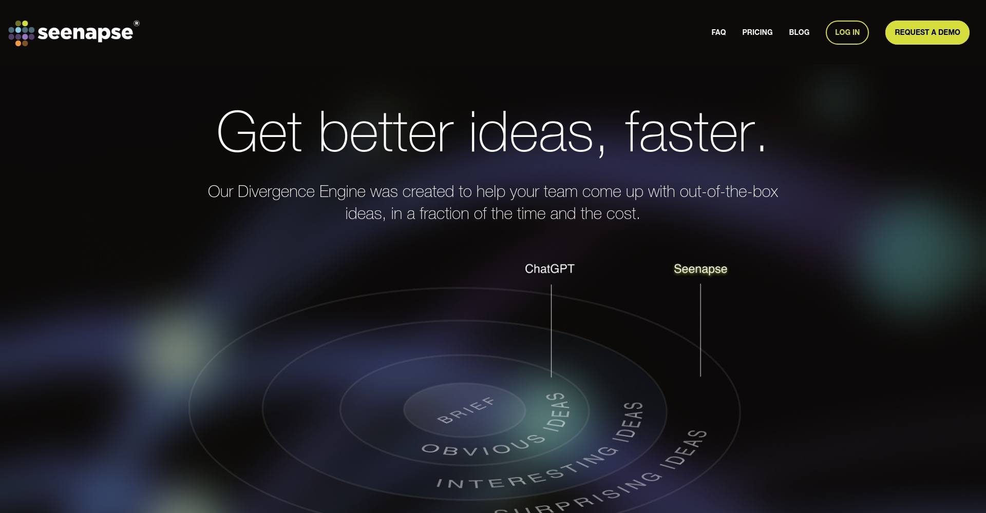 Seenapse主頁截圖