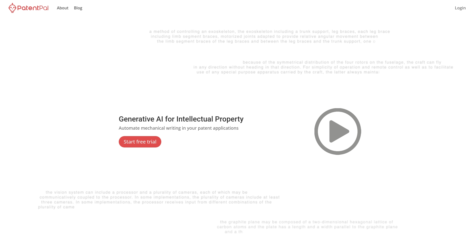 PatentPal官网页面