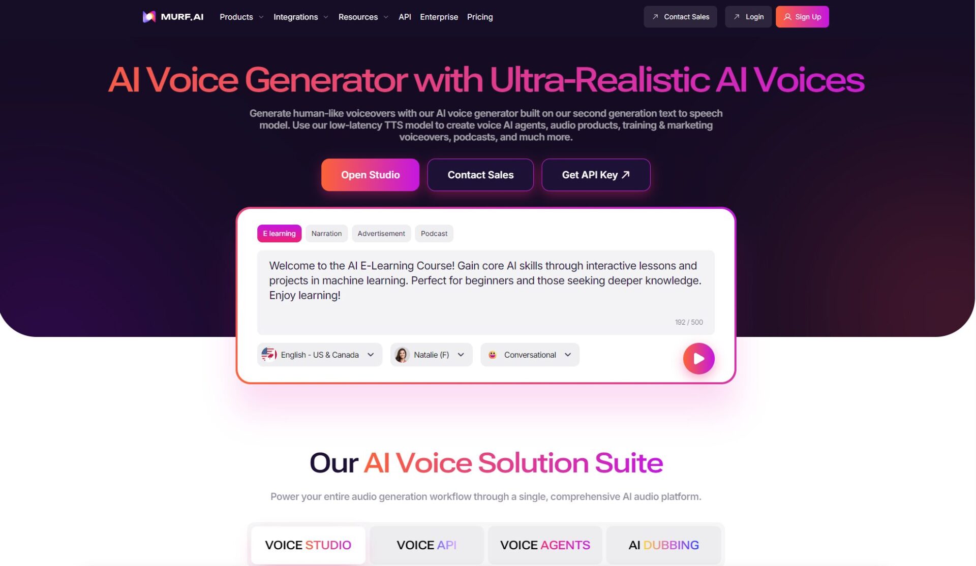 Murf.ai企业协作界面