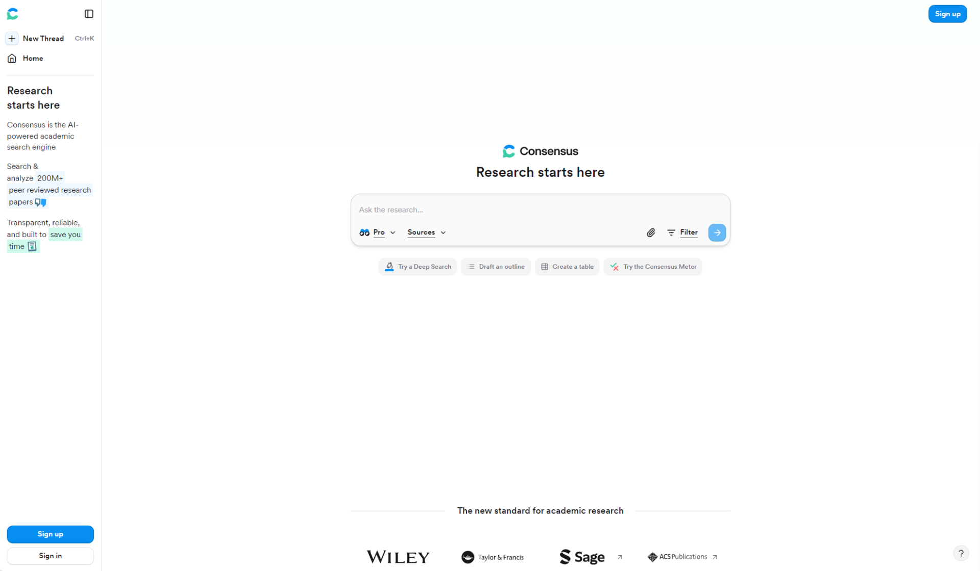 Consensus官网界面