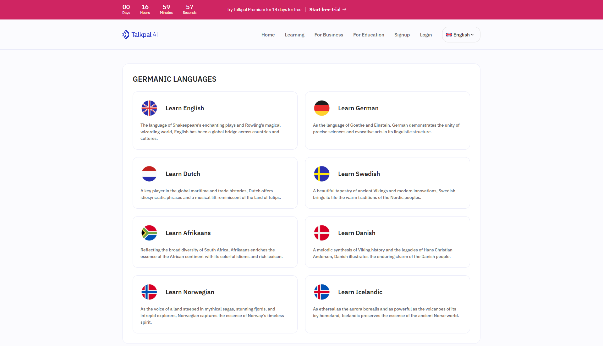 talkpal ai语言支持