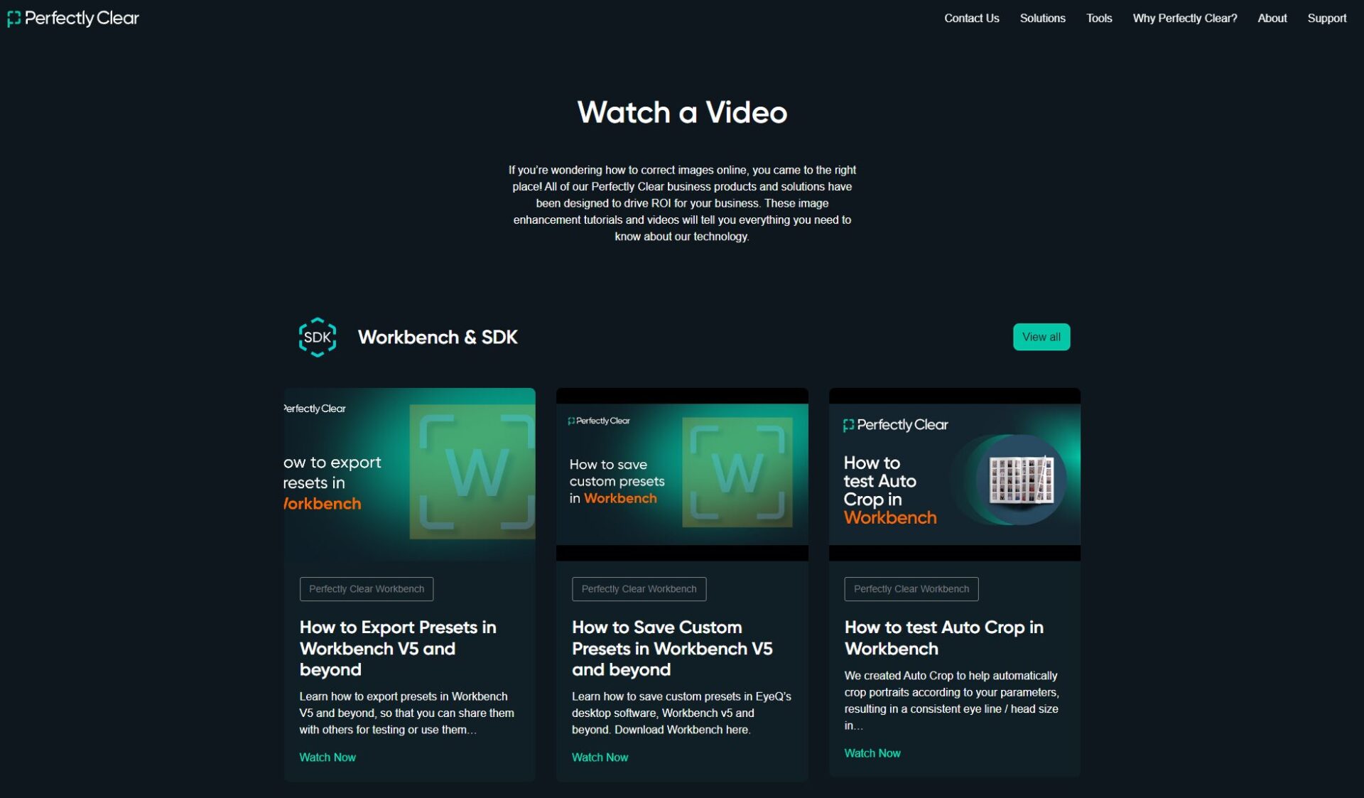 Perfectly Clear Cloud视频教程