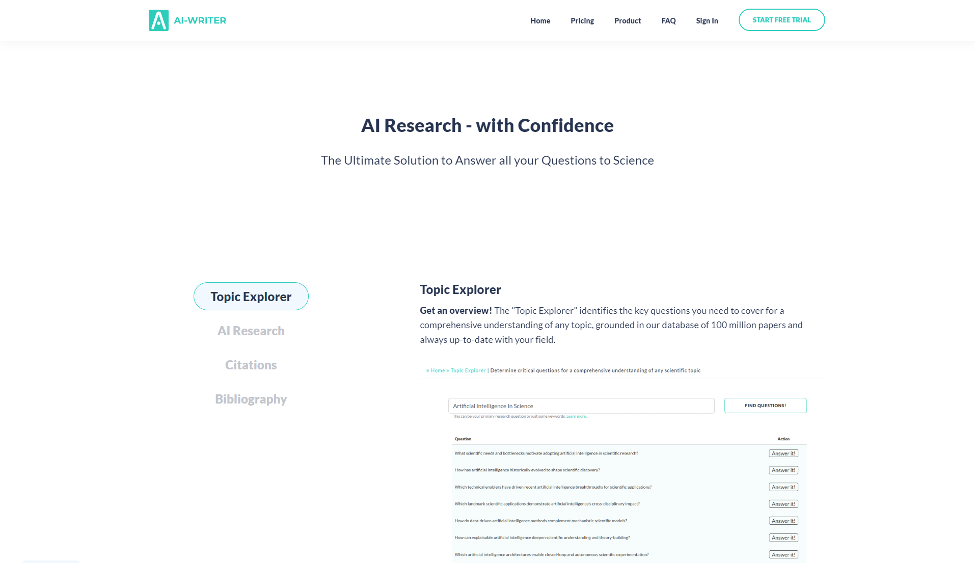 AI-Writer.com产品提供