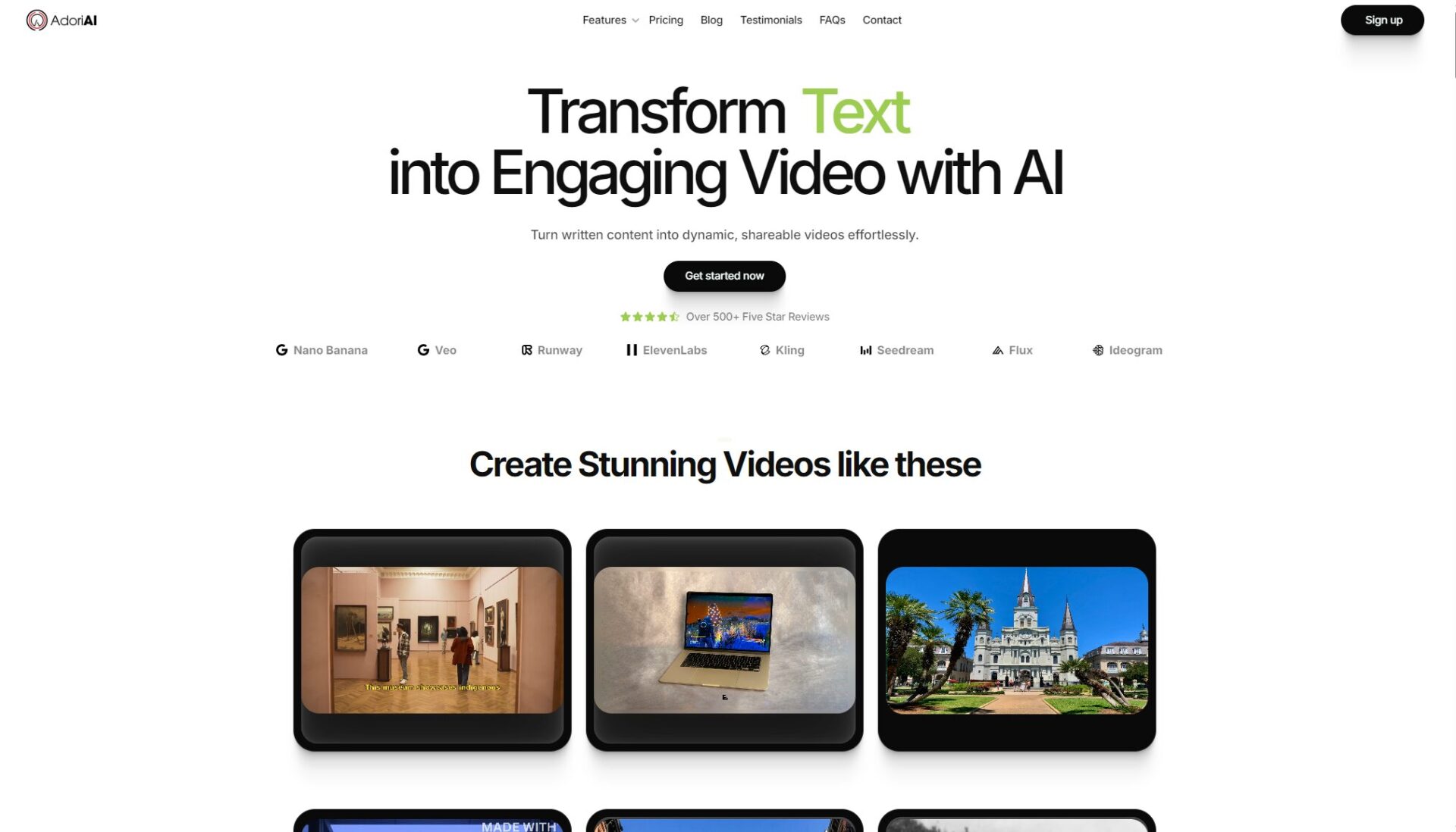 Adori AI快速草稿界面