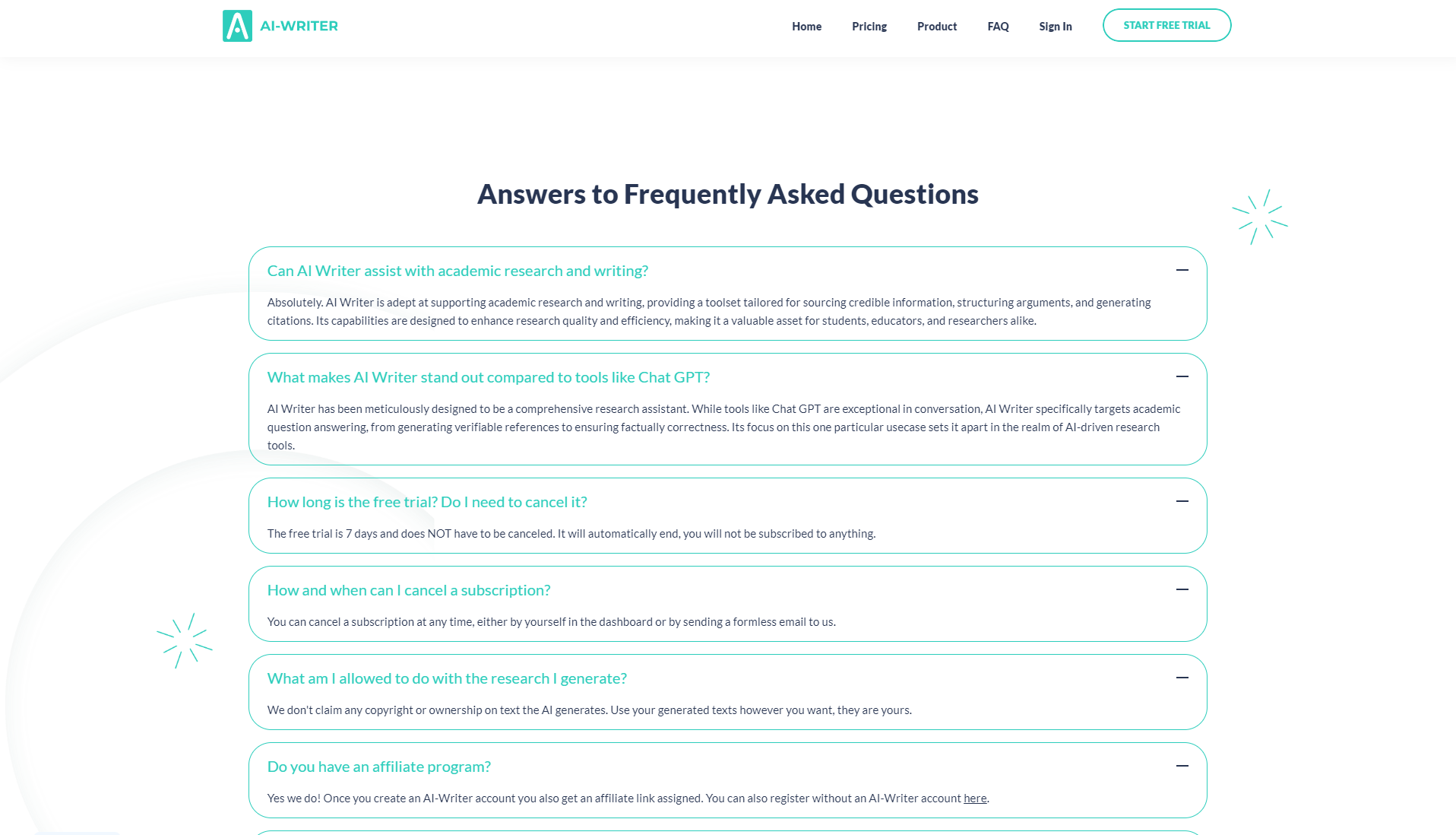 AI-Writer.com常见问题