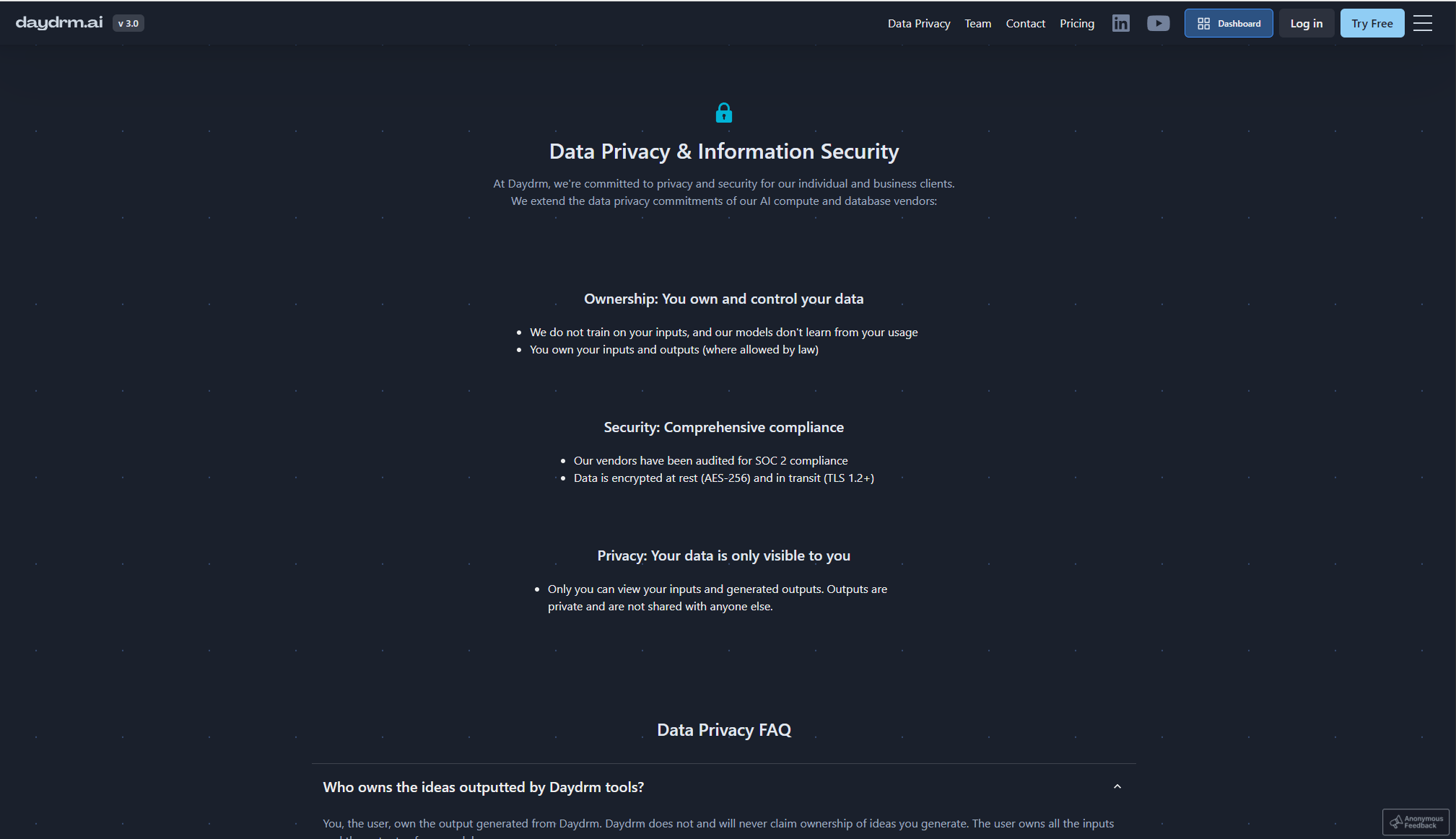Daydrm.ai隐私政策