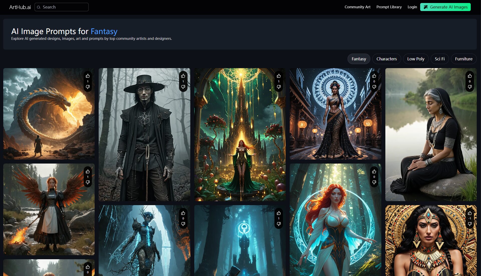 Arthub.ai fantasy风格