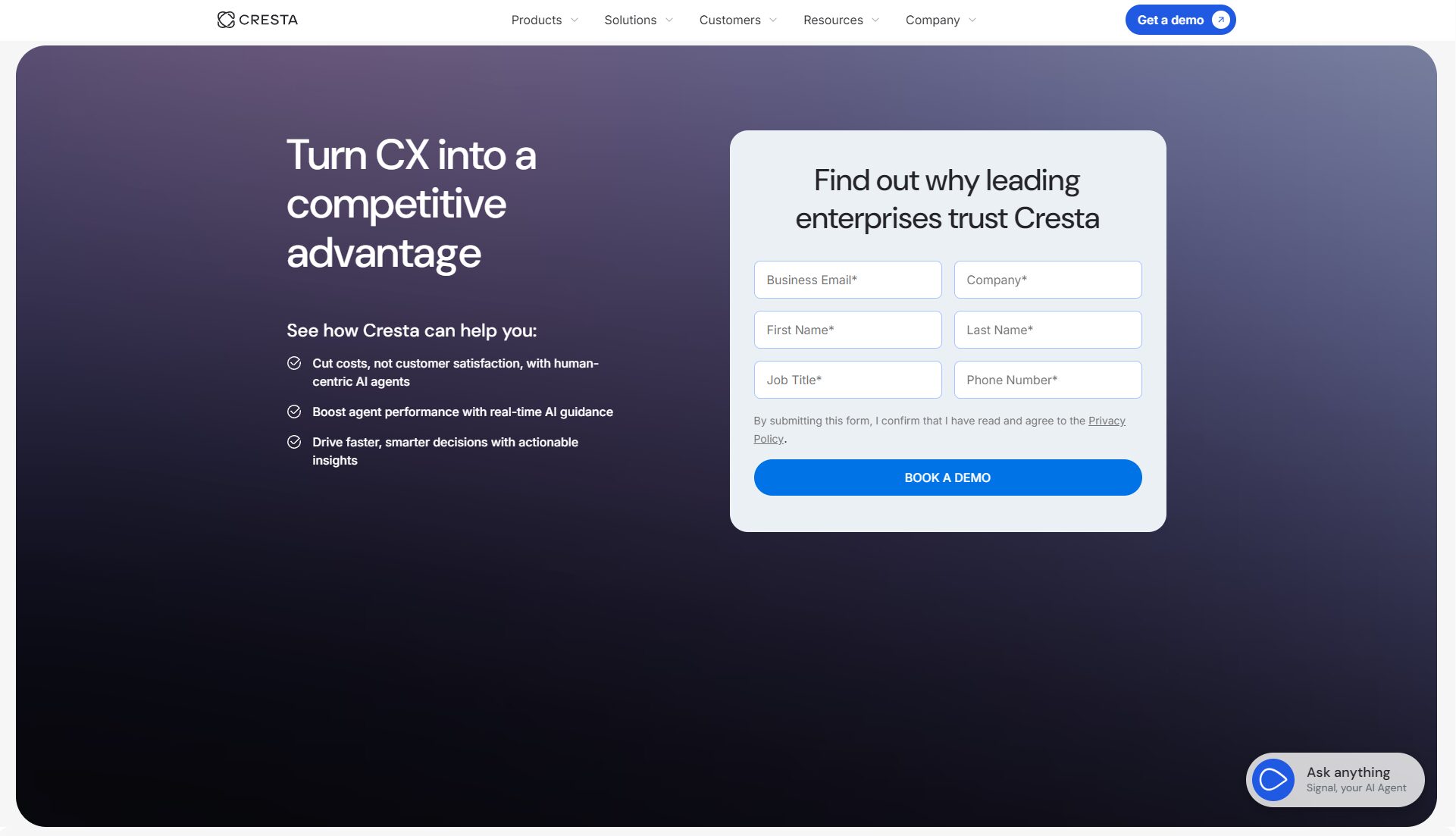 Cresta价格与方案截图