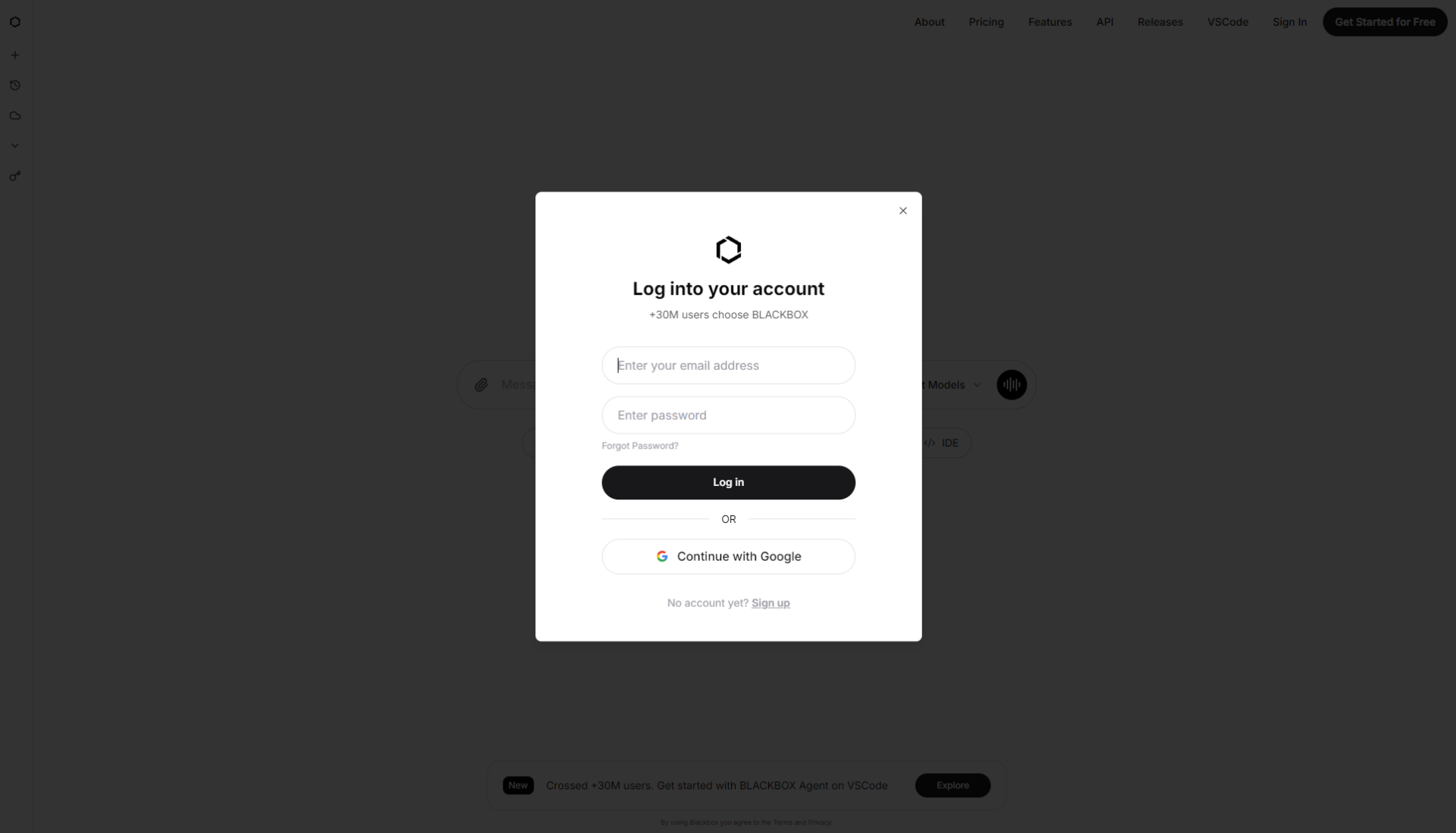 BlackBox AI注册登录