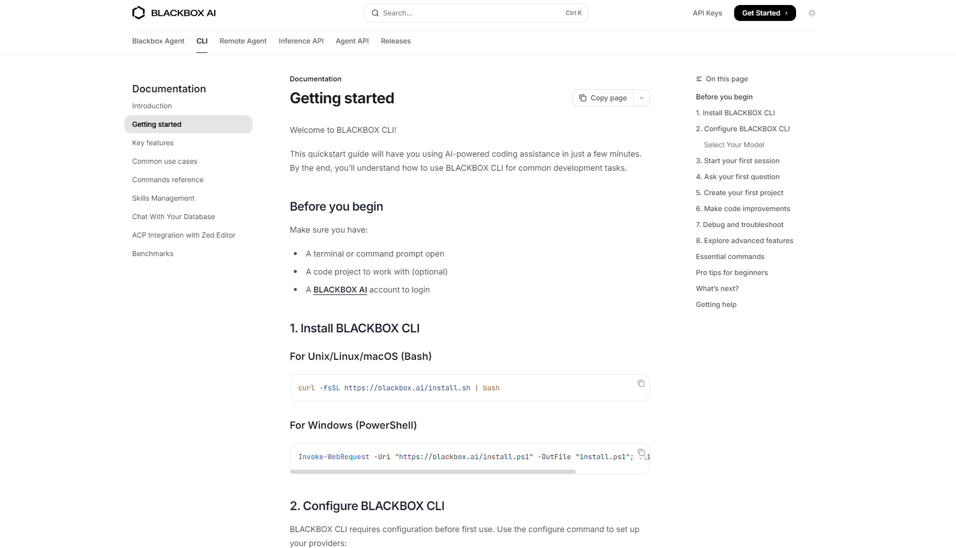 BlackBox AI CLI 官方指南