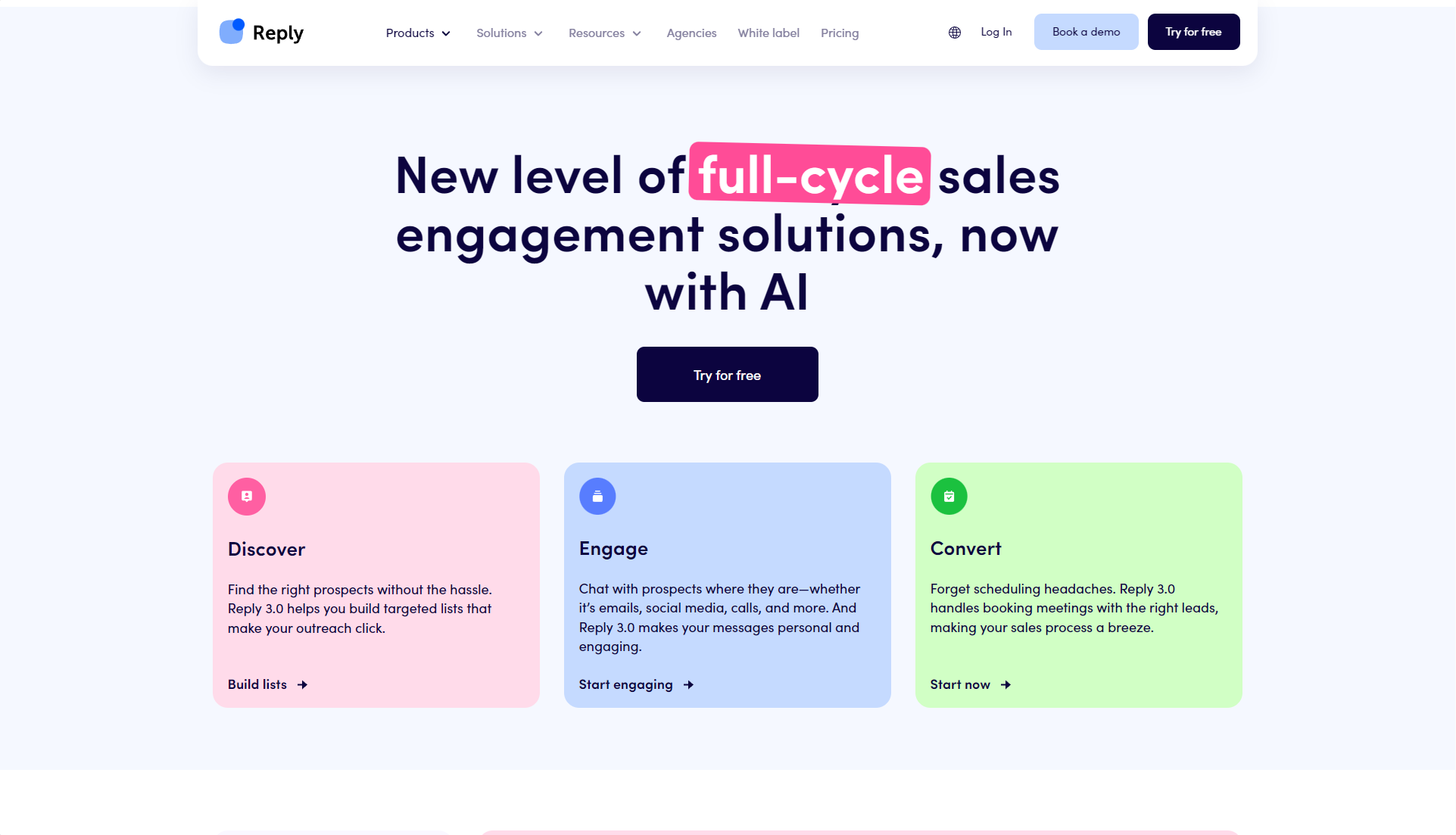 Reply.io详细功能页面 