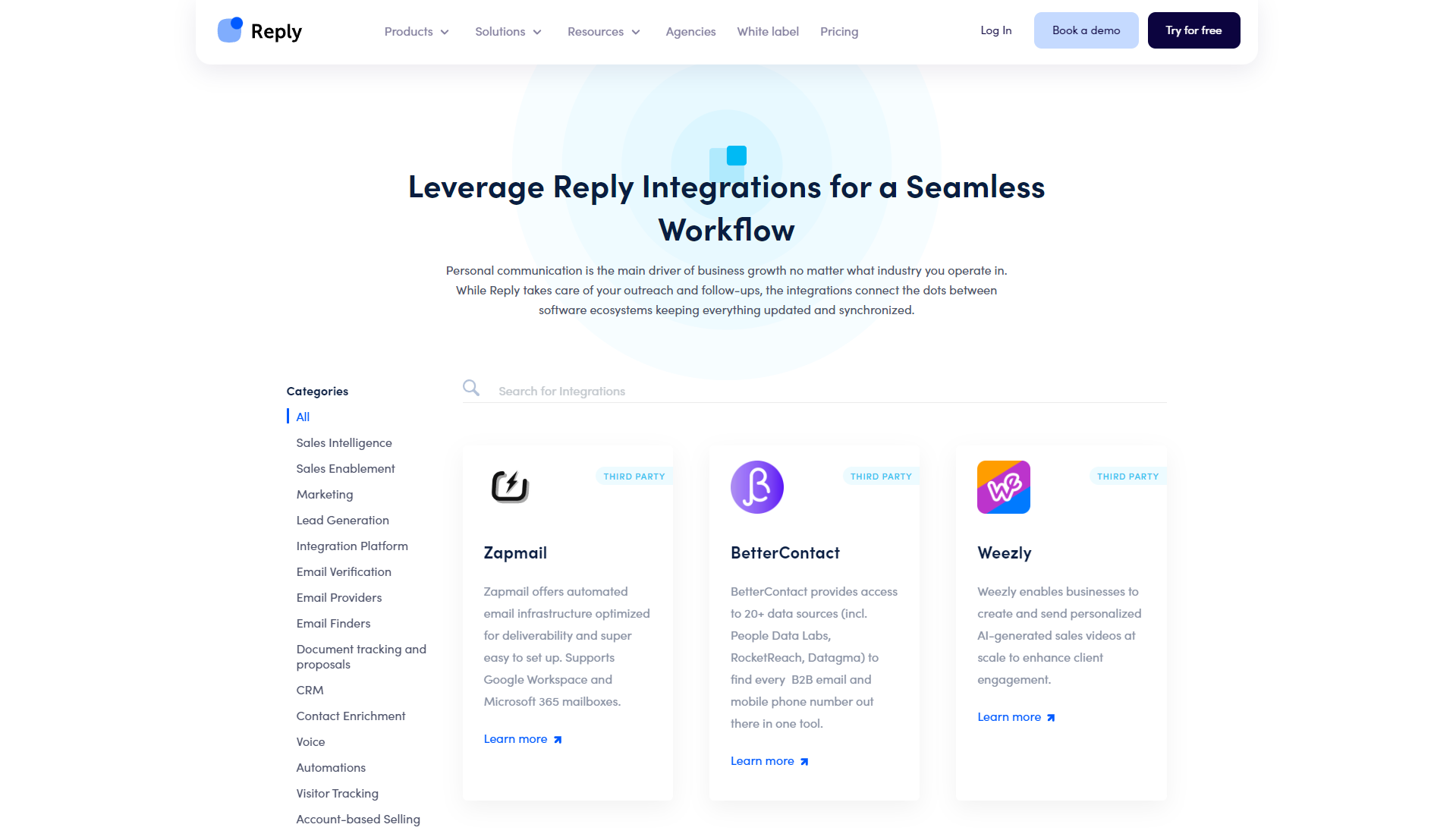 Reply.io集成生态详情