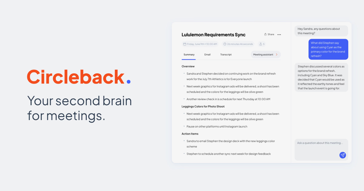 circleback是什么？深度解析其在AI办公自动化中的应用与优势