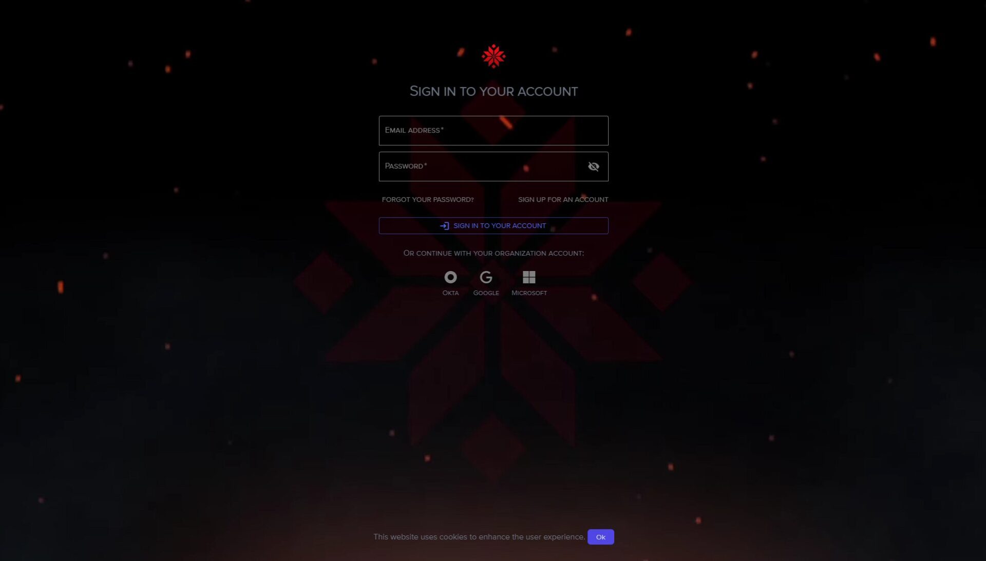 Promethean AI注册登录页