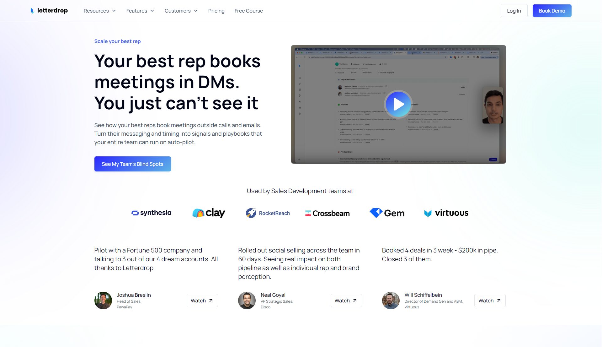 Letterdrop官网首页截图
