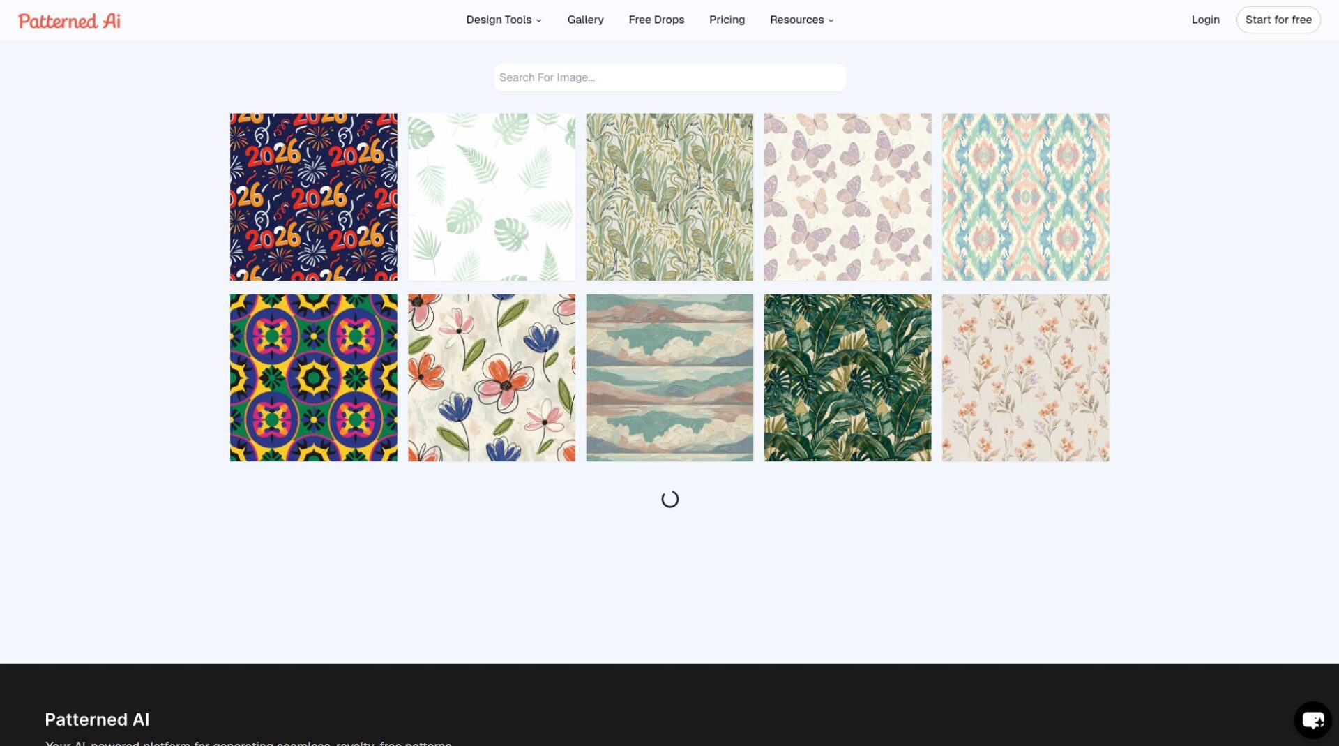 Patterned AI应用展示页