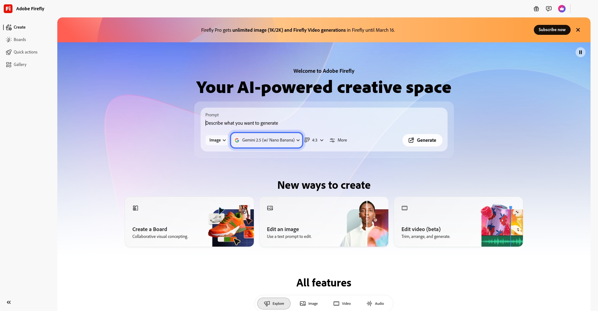 Adobe Firefly图片生成结果
