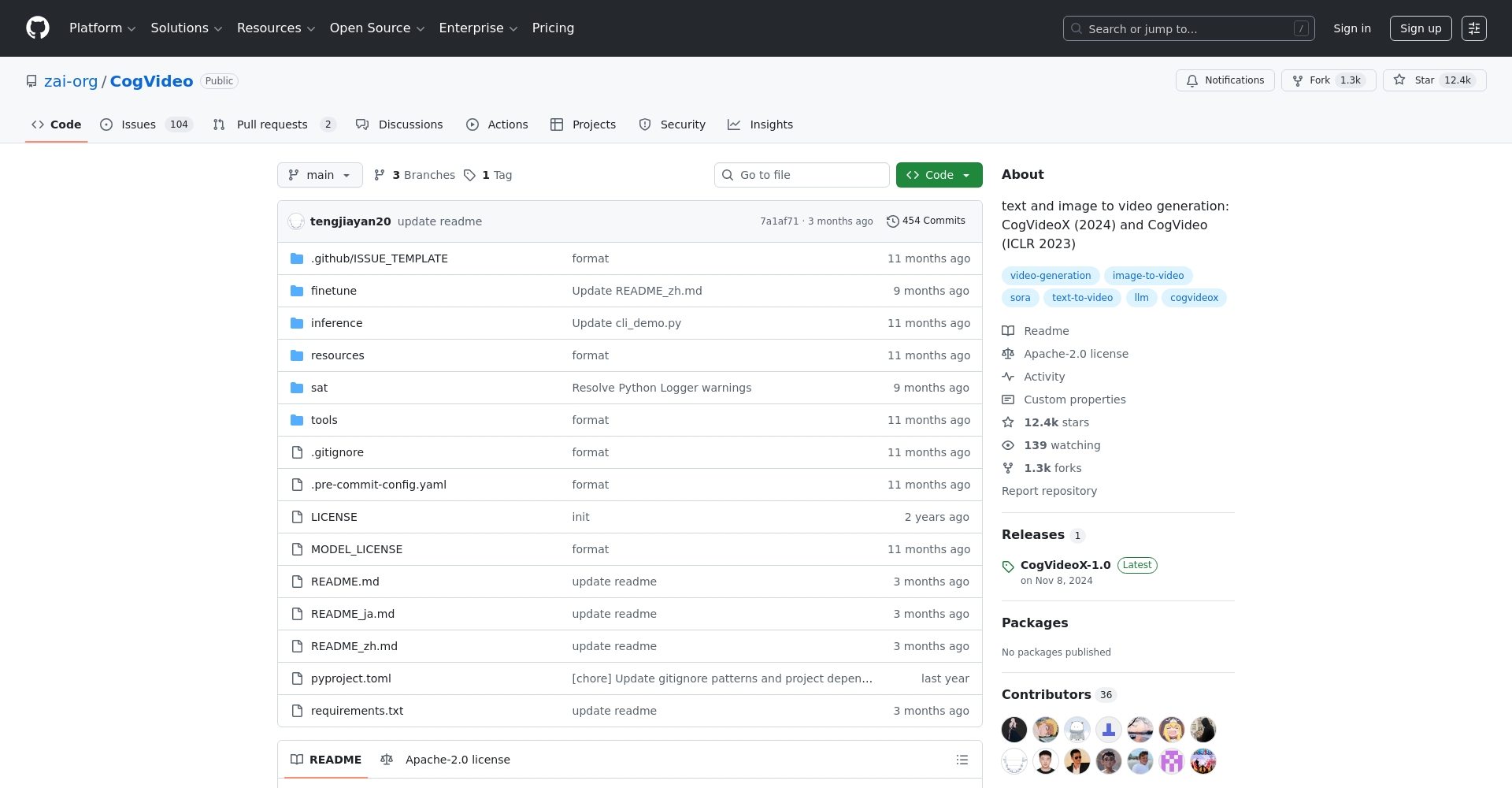 CogVideoX-Flash开源项目截图
